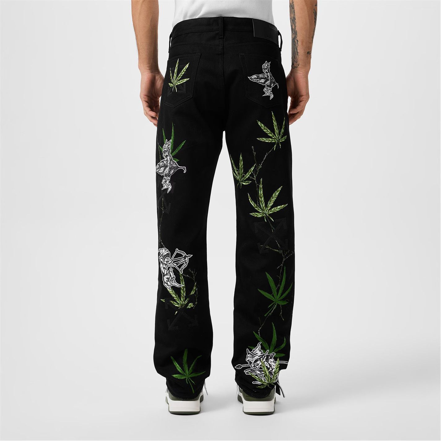 Off-White o1g2r1mq0326 Slim Fit Jeans in Black Size US 34 / EU 50 - 4 Thumbnail
