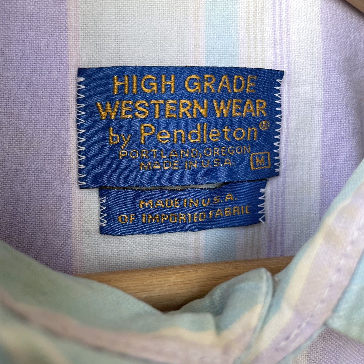 Pendleton Pendleton Western Wear USA Stripe Westerner Shirt Size US M / EU 48-50 / 2 - 6 Thumbnail