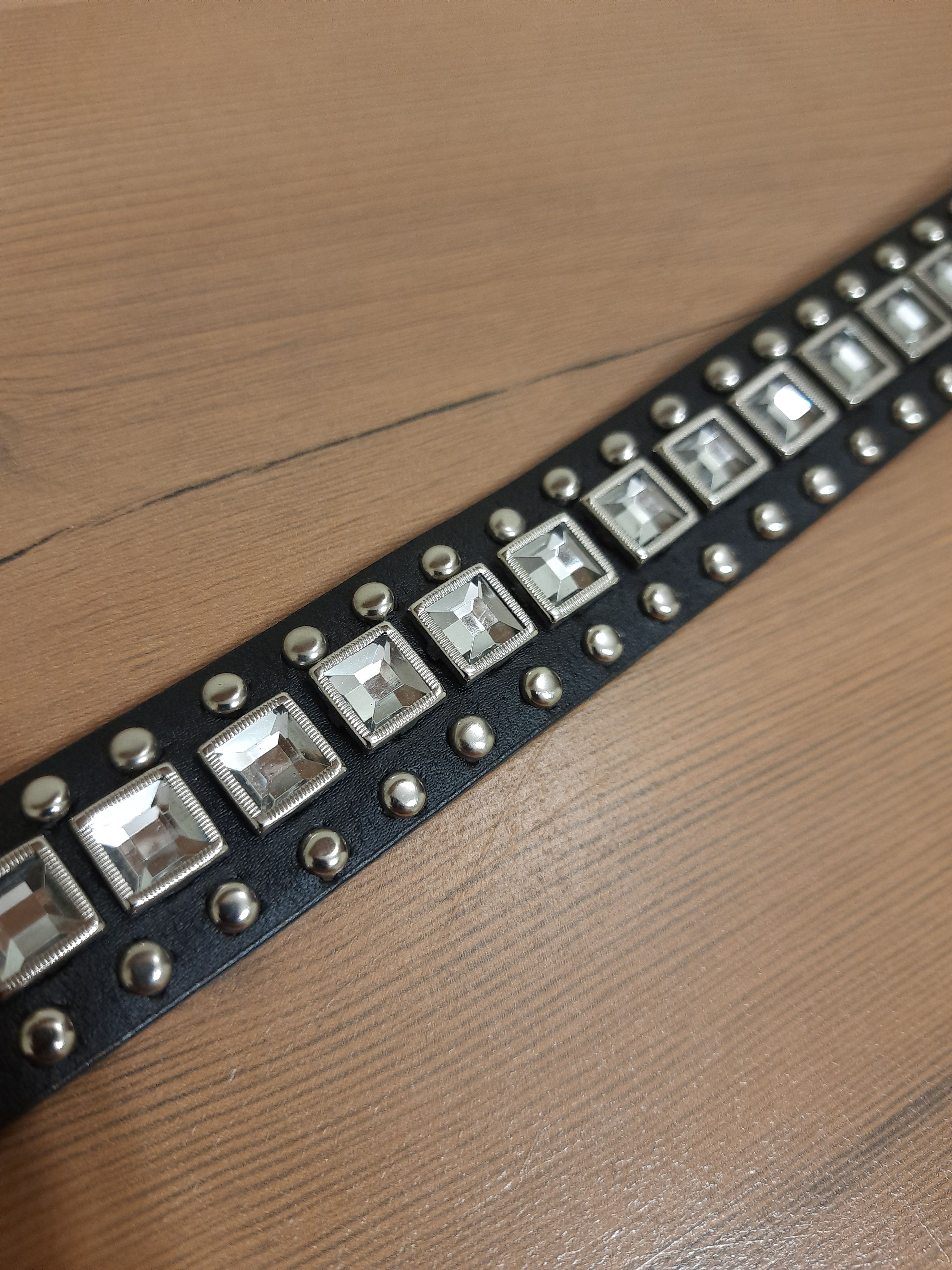 Vera Pelle Vera Pelle Y2k Leather Belt with Studs Straps Size ONE SIZE - 5 Thumbnail