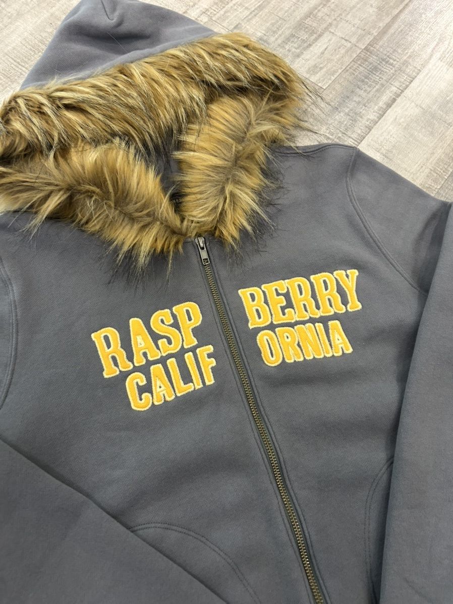 The GV Gallery The GV Gallery Womens Paris Hilton Faux Fur Zip Up Hoodie Size L / US 10 / IT 46 - 4 Thumbnail