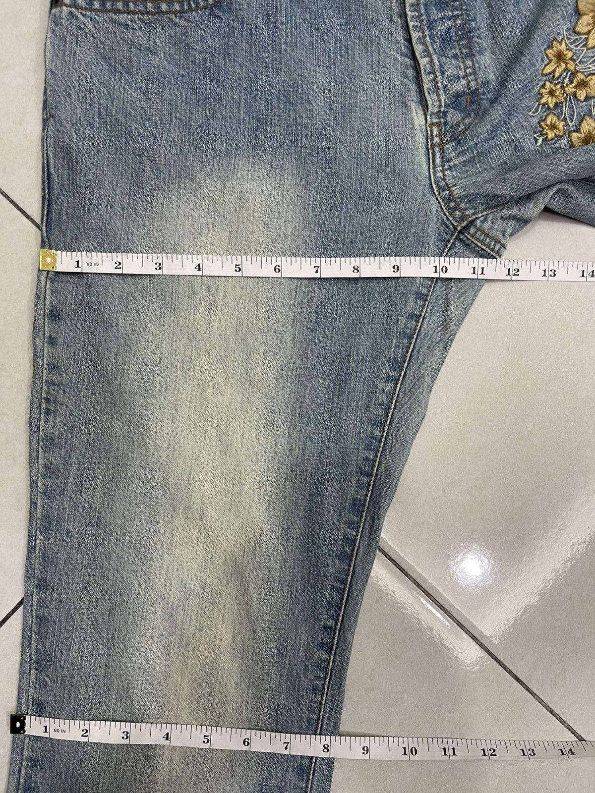 Morgan Homme Archival Morgan Homme Floral Embroidered Flare Denim Size US 30 / EU 46 - 17 Thumbnail