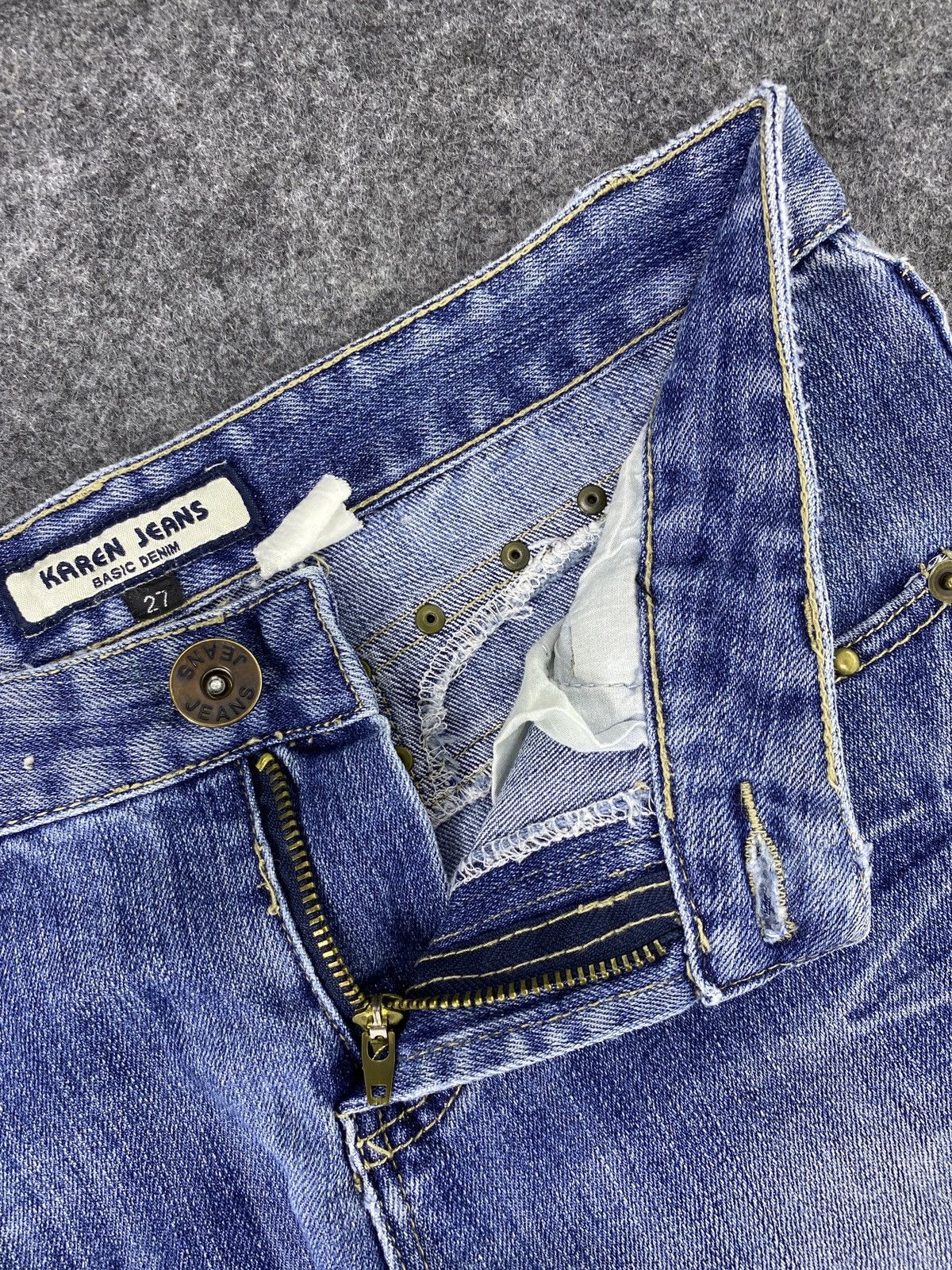 Japanese Brand Japanese Brand Karen Blue Wash Jeans - J1023 Size 29" - 7 Thumbnail