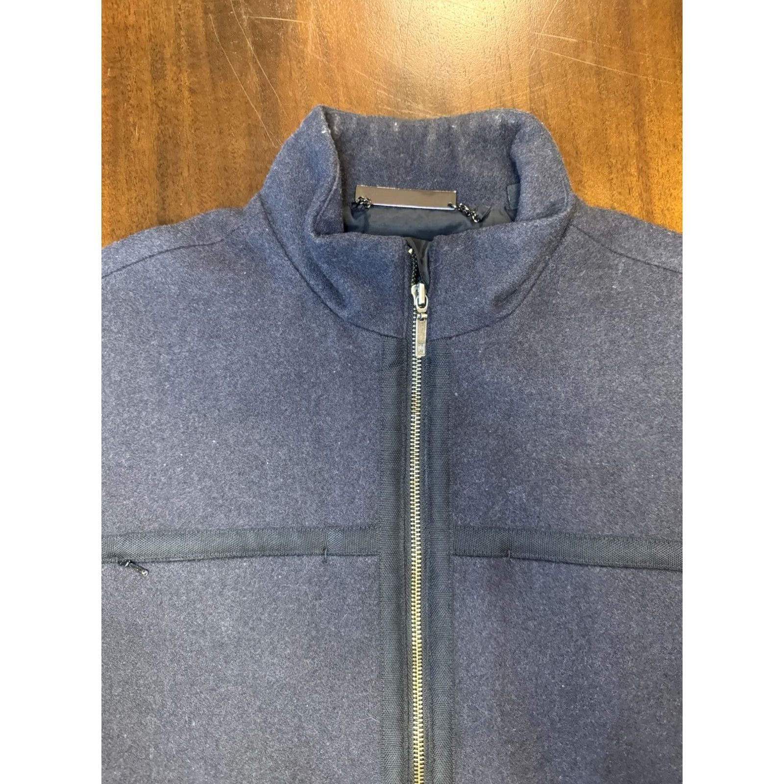 Nike VINTAGE Nike Tiger Woods Bomber Jacket Mens M Gray Wool Blend Zip Up Size US M / EU 48-50 / 2 - 4 Thumbnail