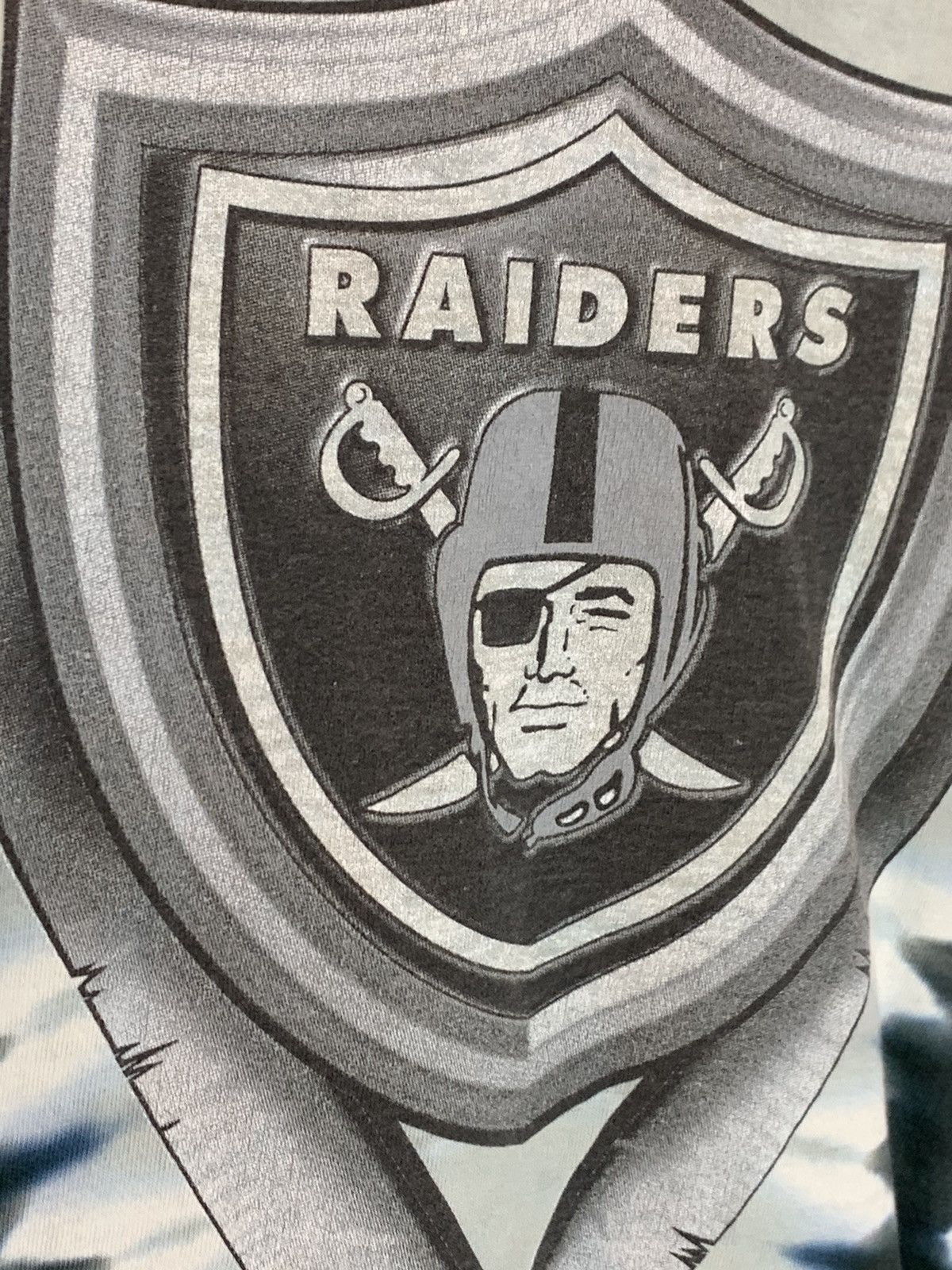Liquid Blue RARE* Vintage 90’s Oakland Raiders Liquid Blue NFL AOP Shirt Size US XXL / EU 58 / 5 - 5 Thumbnail