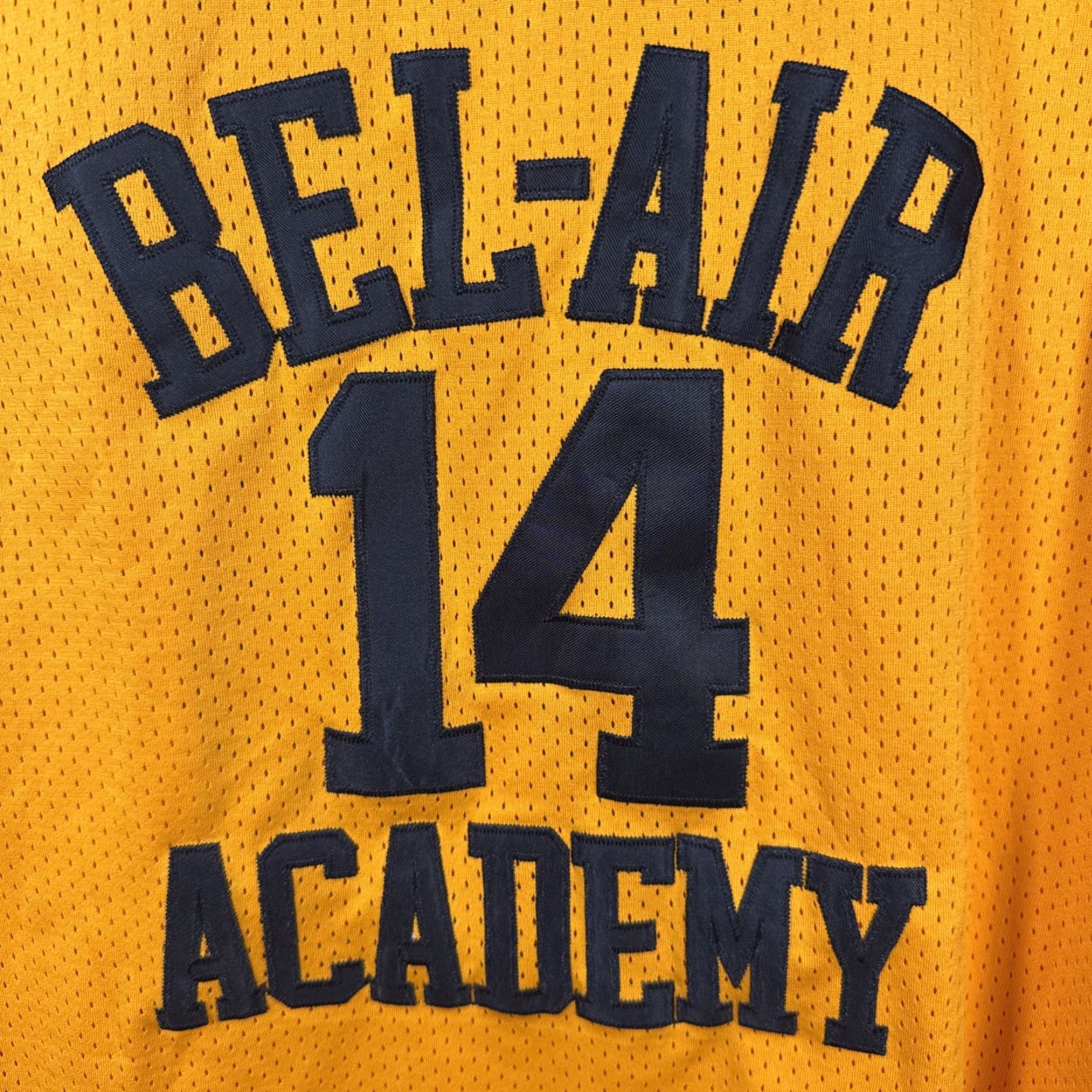 Vintage Bel-Air Academy 14 Smith Yellow Basketball Jersey Mens Size XXL Size US XXL / EU 58 / 5 - 2 Thumbnail