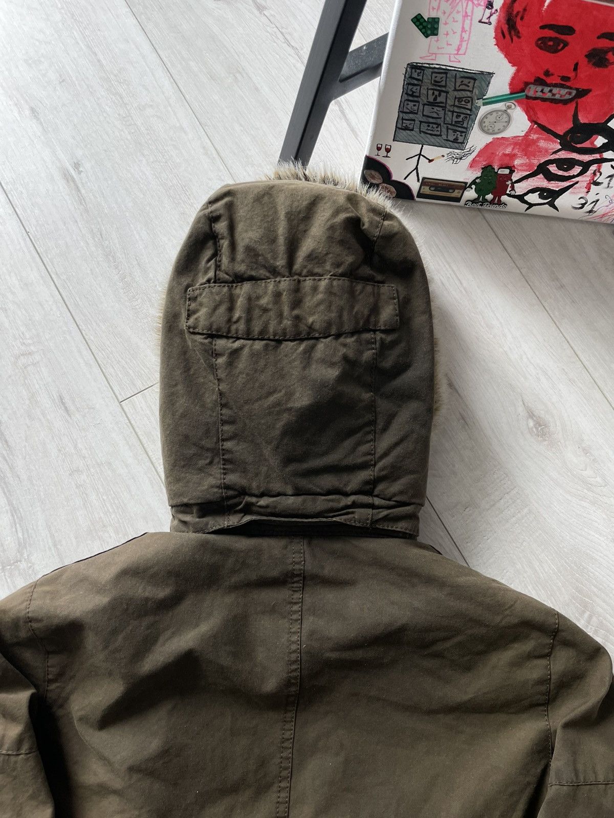 Barbour Barbour Waxed Vintage Troop Parka Fur Jacket Size M / US 6-8 / IT 42-44 - 9 Thumbnail