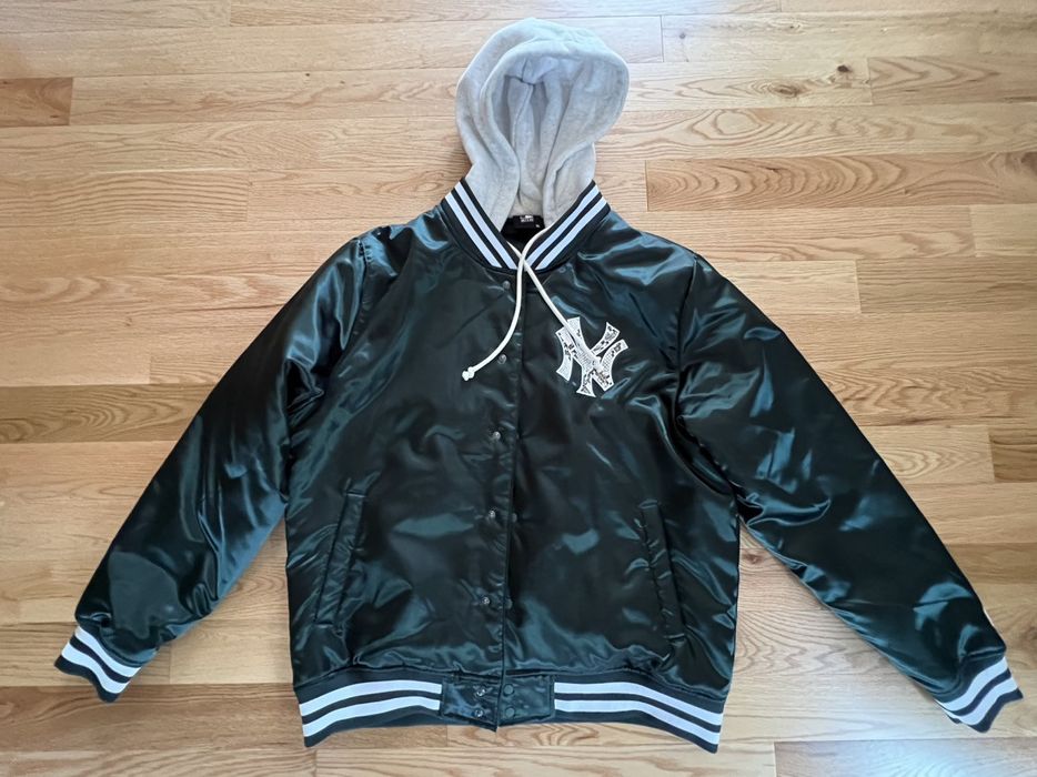 Kith Kith For MLB New York Yankees Gorman Bomber Jacket Emerald