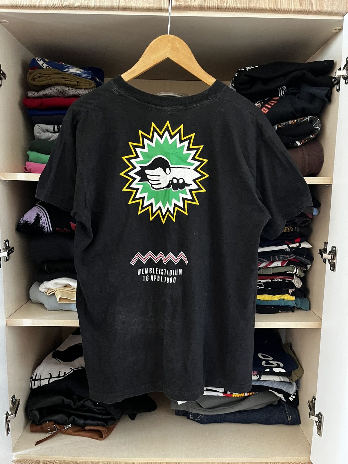 Vintage Nelson Mandela Vintage 1990 Streetwear T-Shirt Tee Size US XL / EU 56 / 4 - 2 Thumbnail