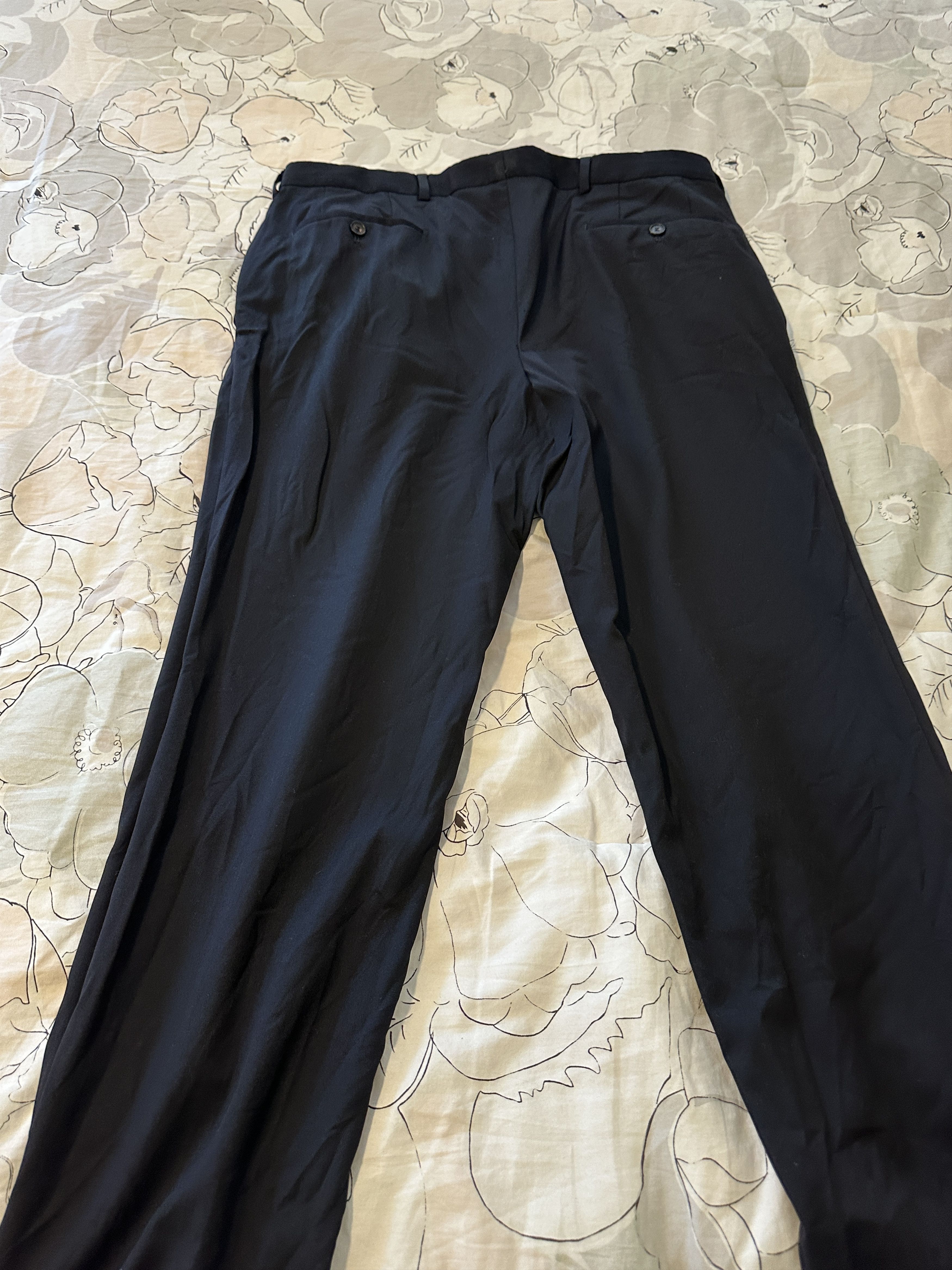 Hugo Boss Hugo Boss Men's Black Regular Fit Pants Size 36/32 Size US 36 / EU 52 - 7 Thumbnail