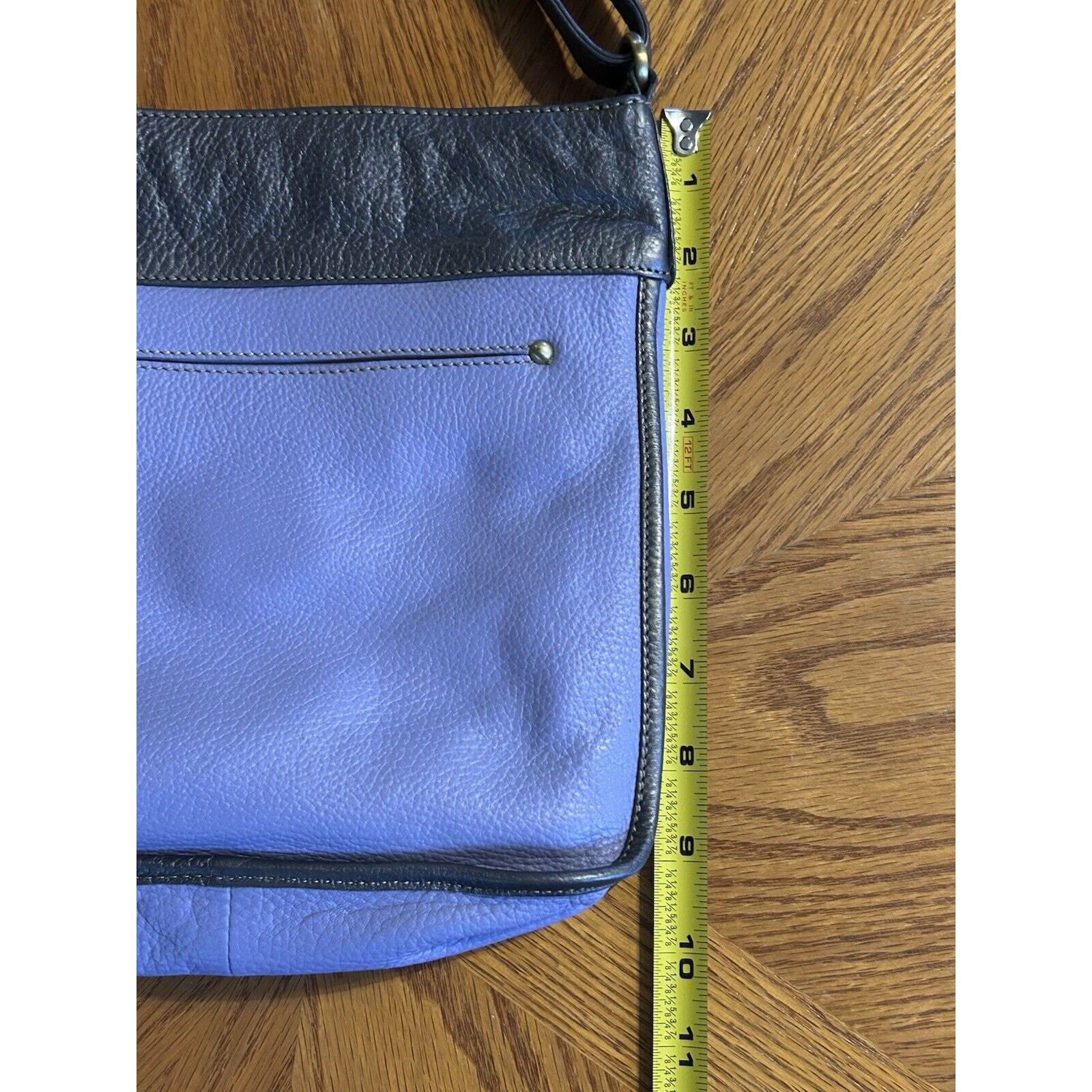 Other sharif leather crossbody purse Periwinkle Blue And Gunmetal Size ONE SIZE - 4 Thumbnail