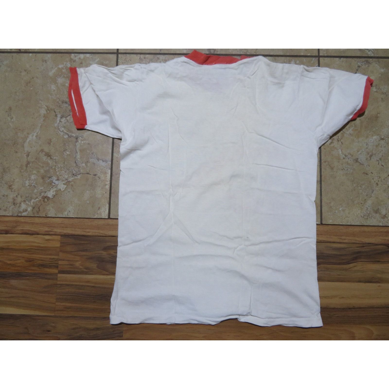 Other Jamboree Boy Scouts BSA Ringer T-Shirt, White Sz M 1970s Size US M / EU 48-50 / 2 - 2 Thumbnail