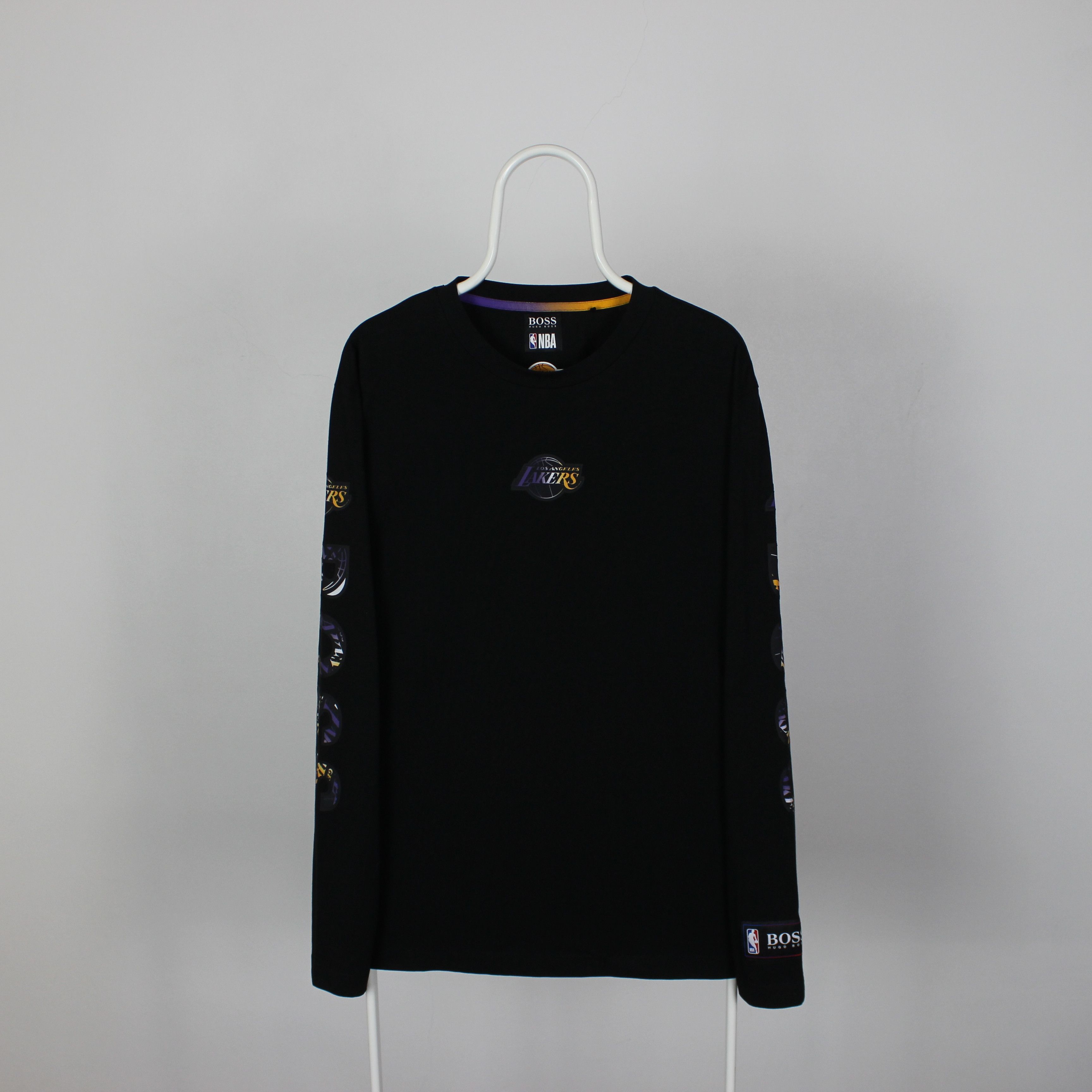 Hugo Boss Hugo Boss x Lakers Long Sleeve Tee L XL Size US XL / EU 56 / 4 - 5 Thumbnail