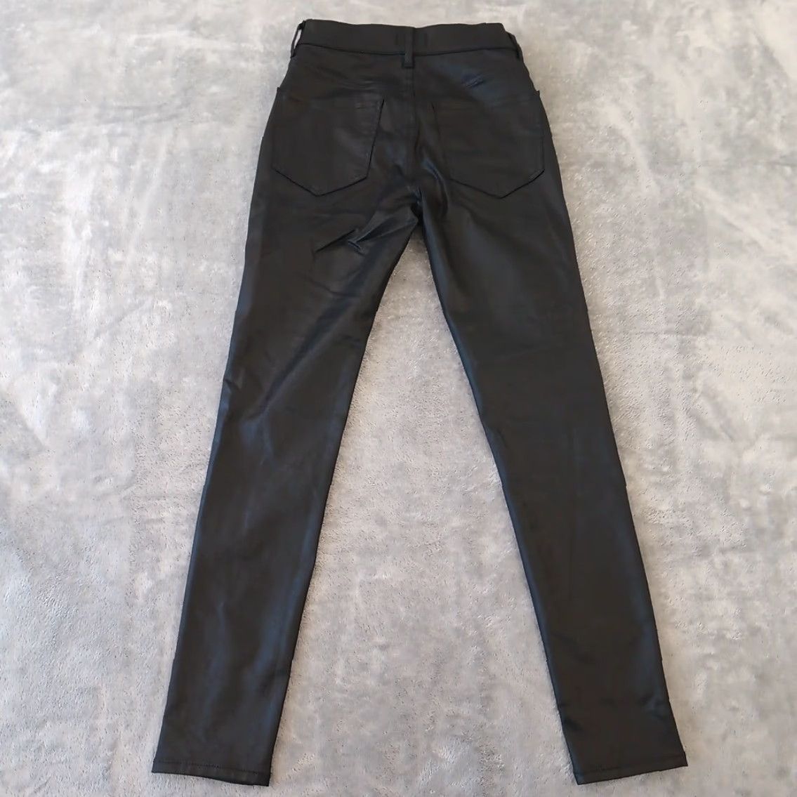 Express Express Womens Pants Skinny Ankle Black Size 0 Pockets Stretch Button Fly Vintage? No. Size 25" / US 0 / IT 36 - 2 Thumbnail