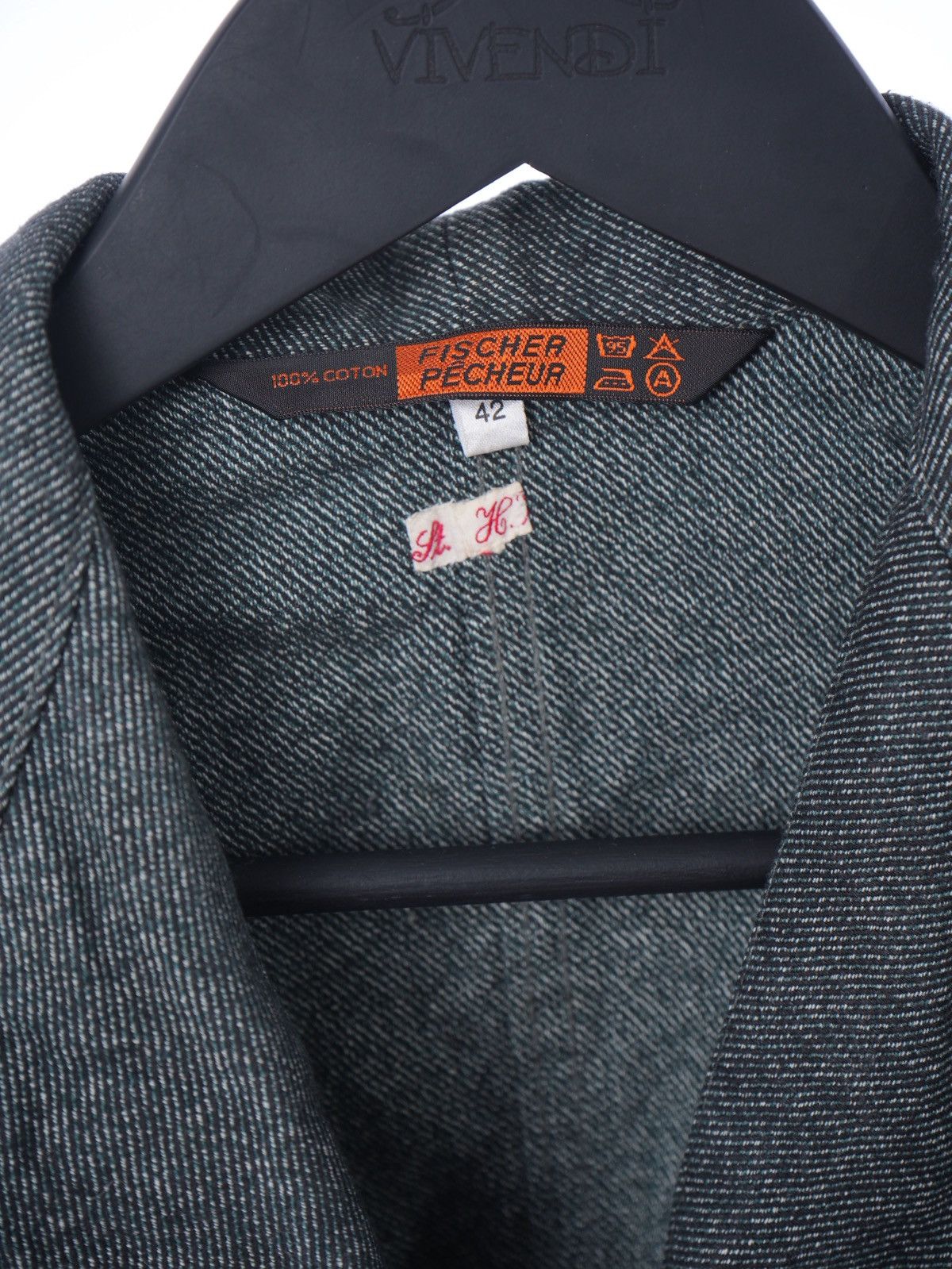 Unsound Rags 70s 80s Vintage Fischer Swiss French Chore Work Jacket Size US S / EU 44-46 / 1 - 3 Thumbnail