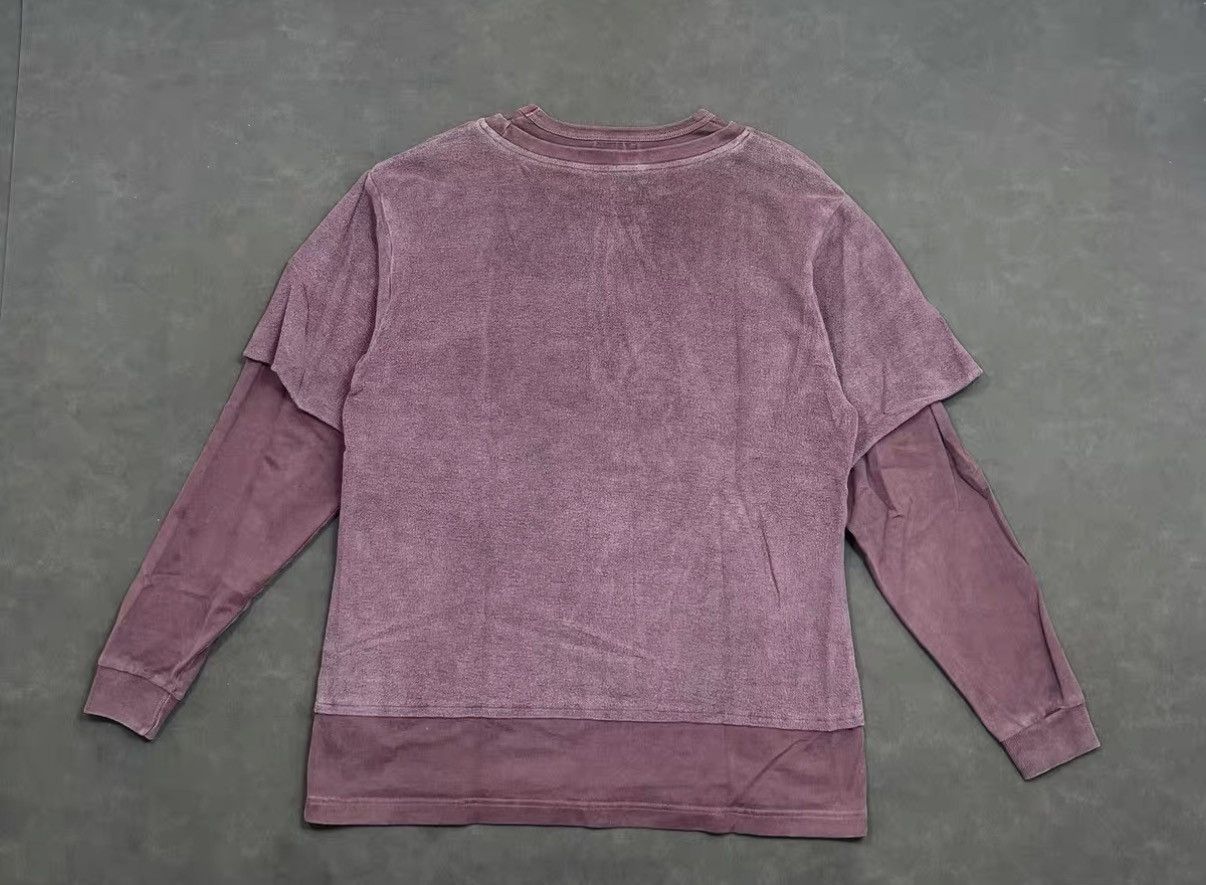 Descendant DESCENDANT DCDT Layered Look Washed Faded T-Shirt Hoodie J16 Size US XS / EU 42 / 0 - 2 Thumbnail