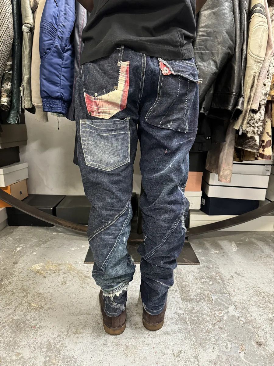Marithe + Francois Girbaud 2000s Marithé + François Girbaud Navy Denim Jeans Size US 32 / EU 48 - 2 Thumbnail