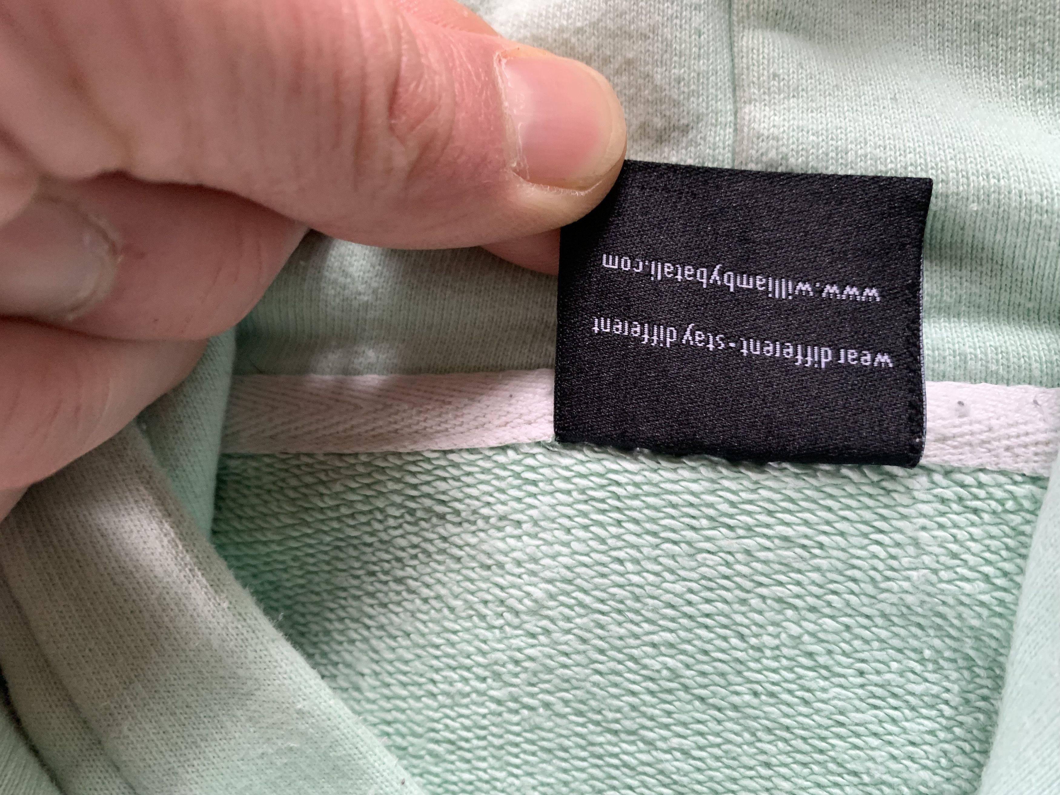 Designer William Cotton Turqouise Heavy Hoodie Size US XL / EU 56 / 4 - 7 Thumbnail