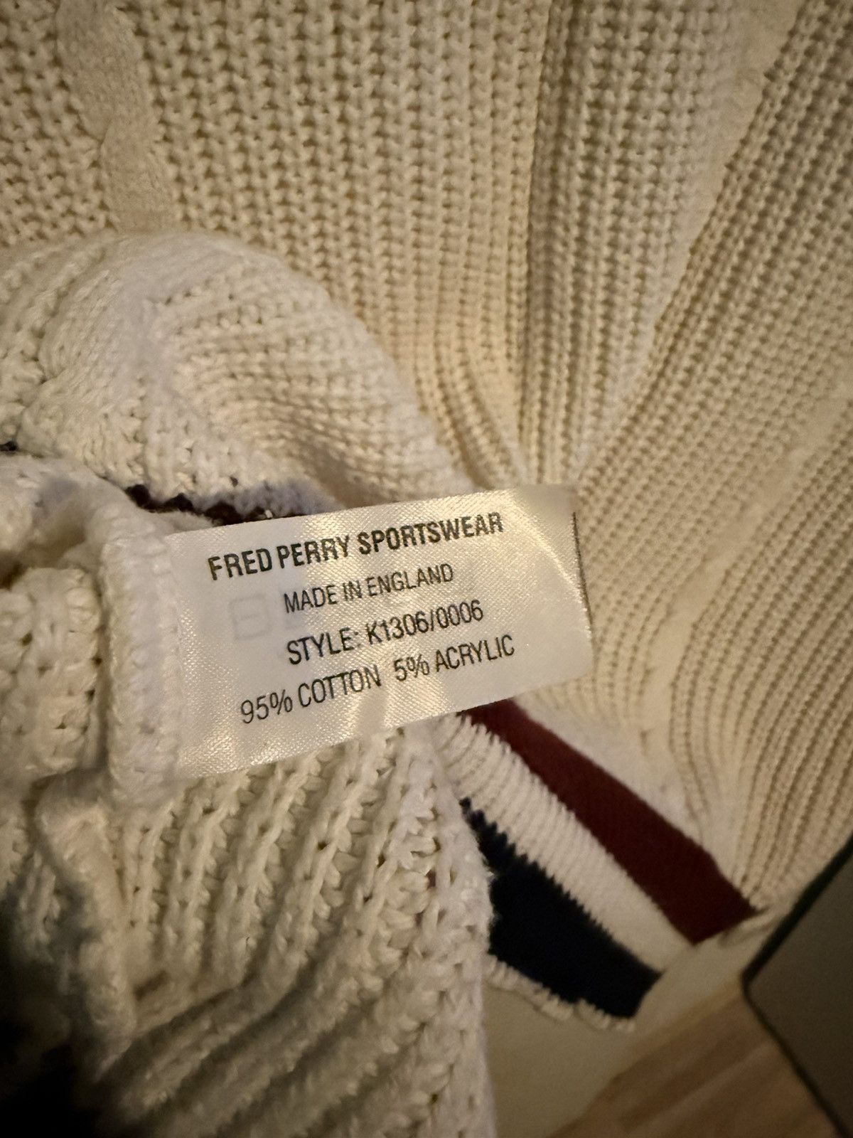 Fred Perry Vintage 90s Fred Perry Sportswear Cricket Vest - England - M Size US M / EU 48-50 / 2 - 6 Thumbnail