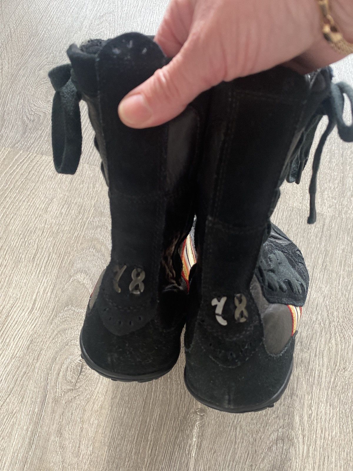 Diesel × Vintage Vintage Diesel Izuu Boxer High Leather boots biker /Wrestlin Size US 7 / IT 37 - 6 Thumbnail