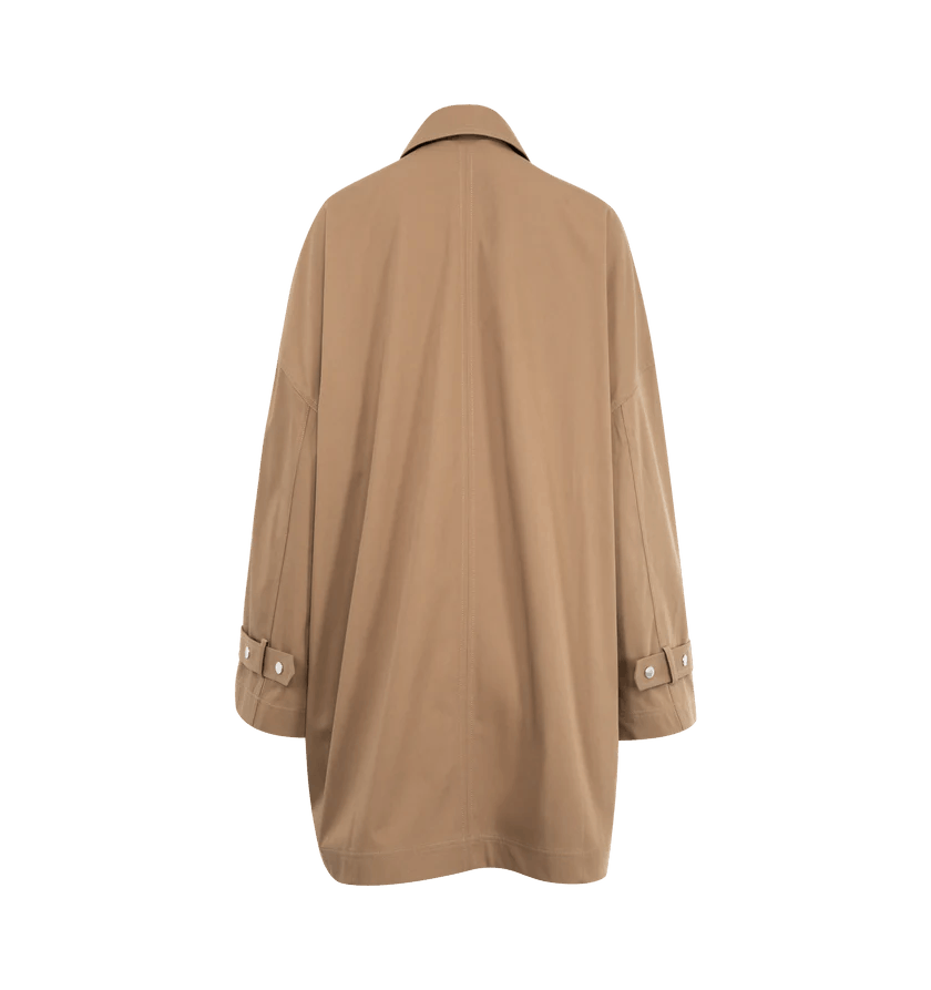 Toteme o1h1sh11225 Oversized Trench Jacket in Brown Size XXS / US 00 / IT 34 - 2 Thumbnail