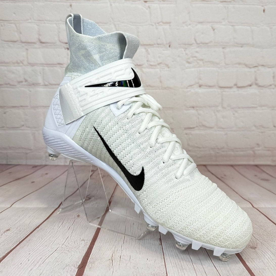 Nike Nike Alpha Menace Elite 2 Flyknit White Football Cleats Size US 11 / EU 44 - 2 Thumbnail