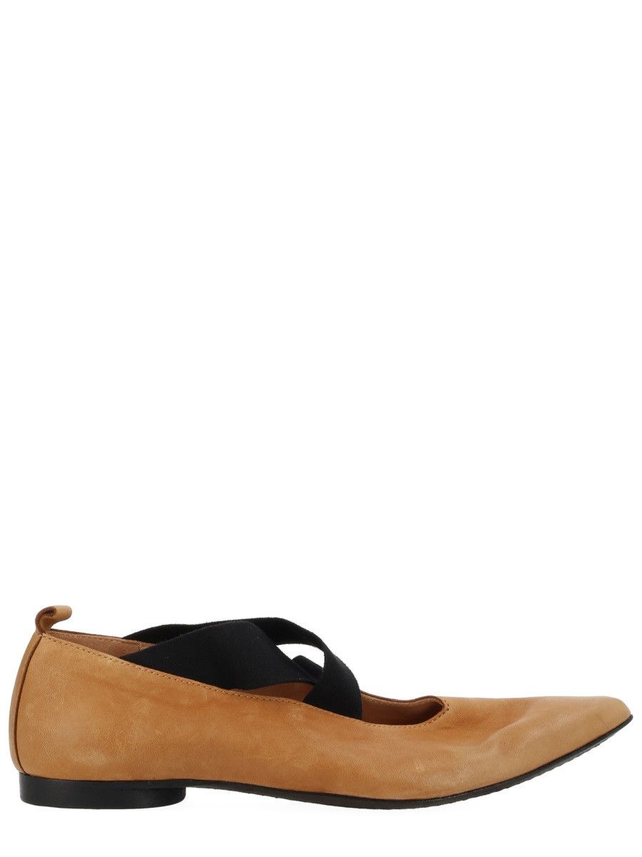 Uma Wang UMA WANG "POINTED" BALLERINA - BEIGE (IT 39) Size US 9 / IT 39 - 1 Thumbnail