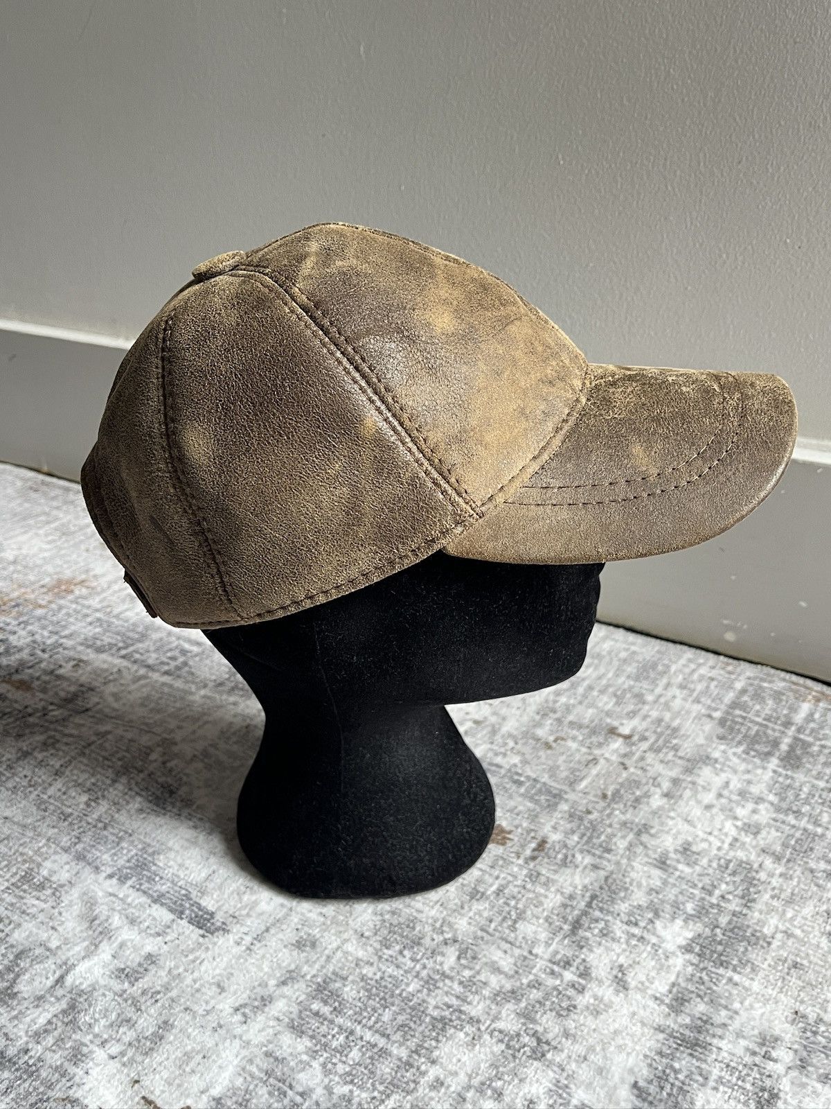 Other Vintage Distressed Leather Hat (unisex) Size ONE SIZE - 4 Thumbnail