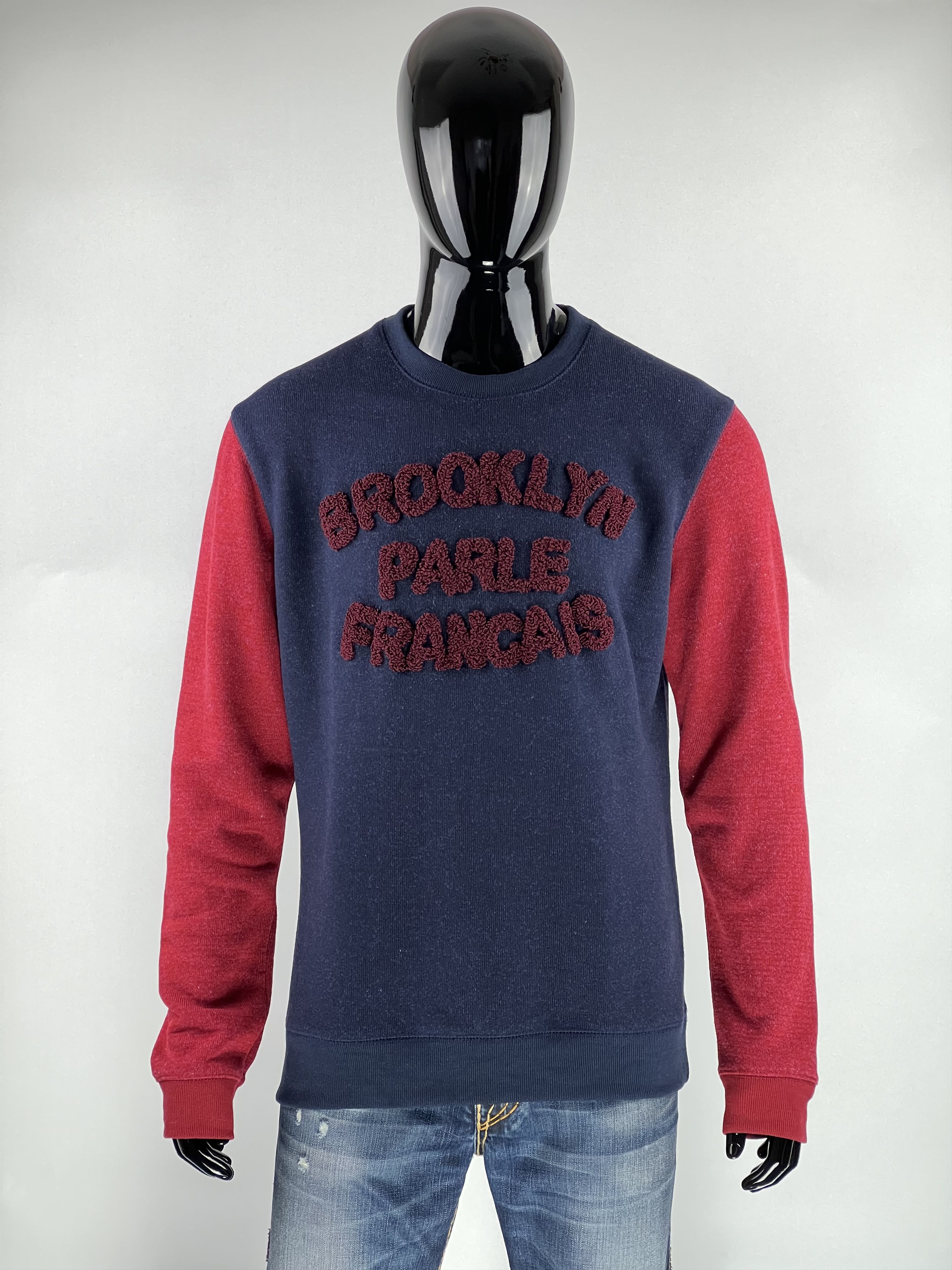 BWGH Brooklyn We Go Hard Men's Wool Sweatshirt Size L/XL