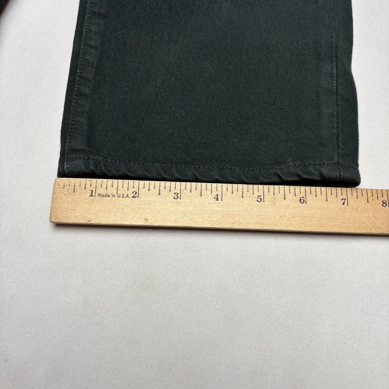 Sid Mashburn $195 Sid Mashburn Straight Leg Jeans Men's 34x34 Black Denim Size US 34 / EU 50 - 9 Thumbnail