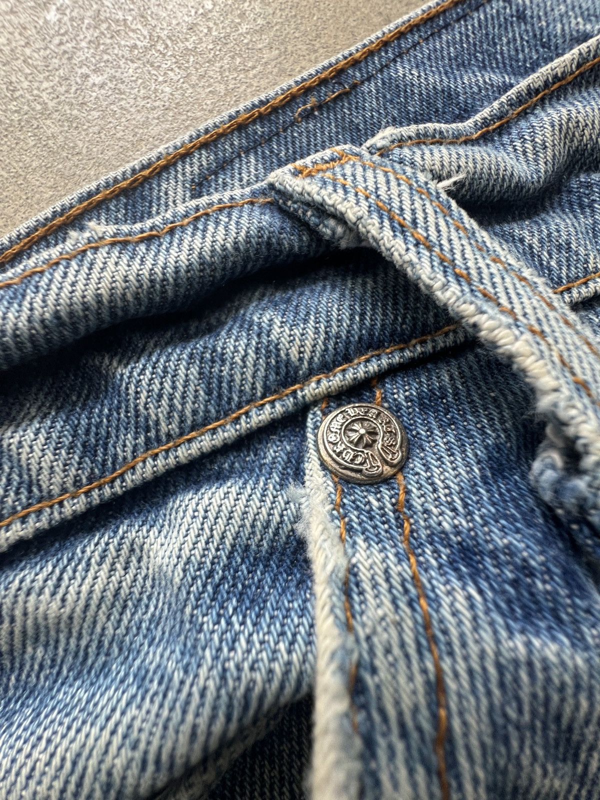 Chrome Hearts Chrome Hearts Levi's 517 Black Cross Patch Jeans - 36 Size US 36 / EU 52 - 24 Thumbnail