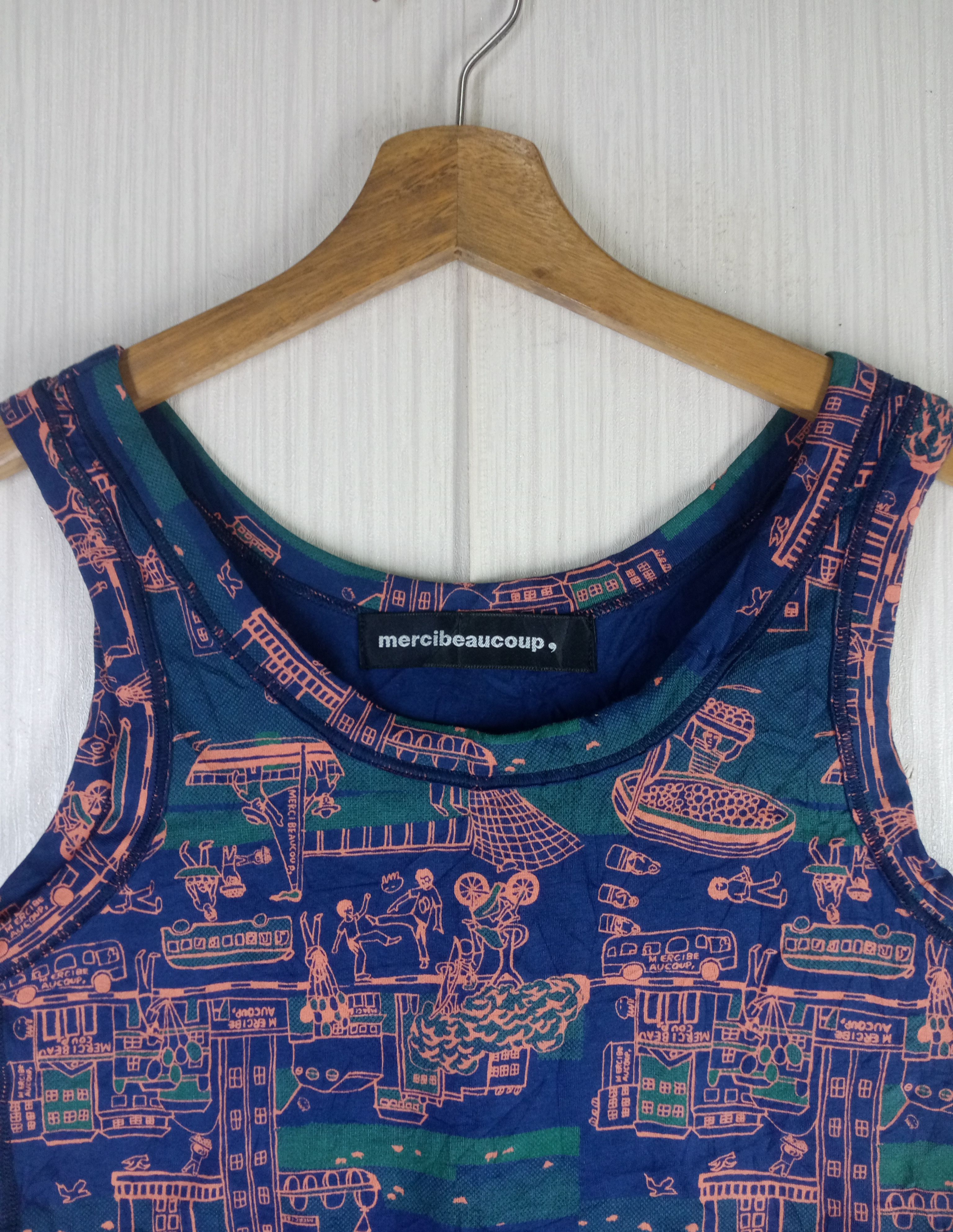 mercibeaucoup Rare Vintage Mercibeaucoup ISSEY MIYAKE Tank Top Size US S / EU 44-46 / 1 - 2 Thumbnail