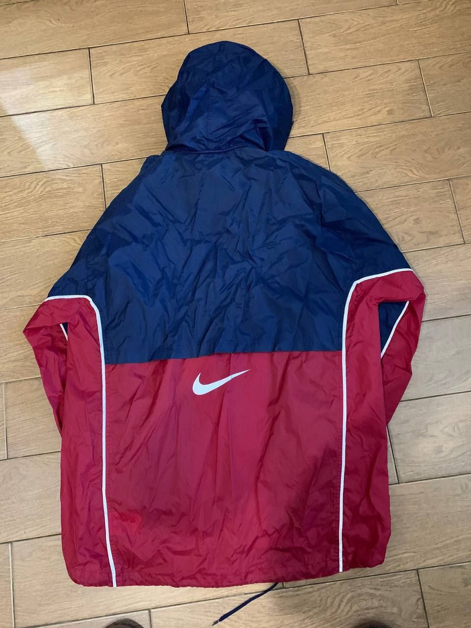 Vintage Nike vintage jacket nylon 90s big logo windbreaker Xl Size US XL / EU 56 / 4 - 2 Thumbnail