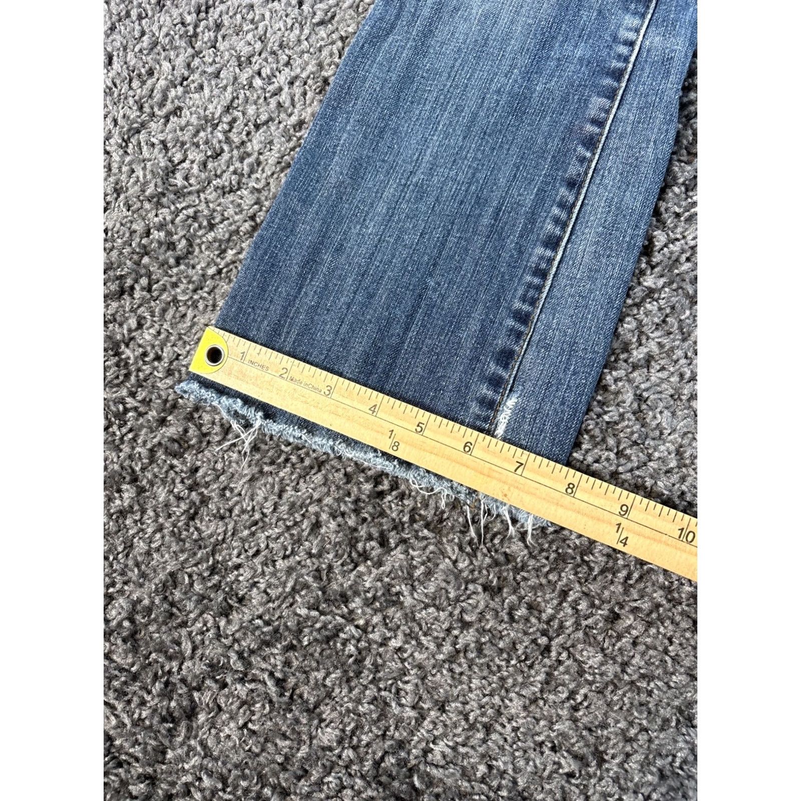 7 For All Mankind 7 For All Mankind Jeans Womens 28x27 Bootcut Denim Light Wash Stretch Low Rise Regular Inseam 27in Size 28" / US 6 / IT 42 - 3 Thumbnail