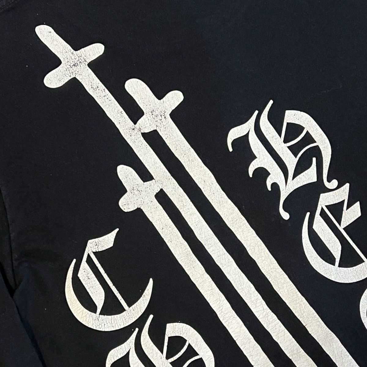 Chrome Hearts × Hypebeast × Vintage Chrome Hearts Big Sword Logo Long Sleeve Shirt Size US M / EU 48-50 / 2 - 9 Thumbnail
