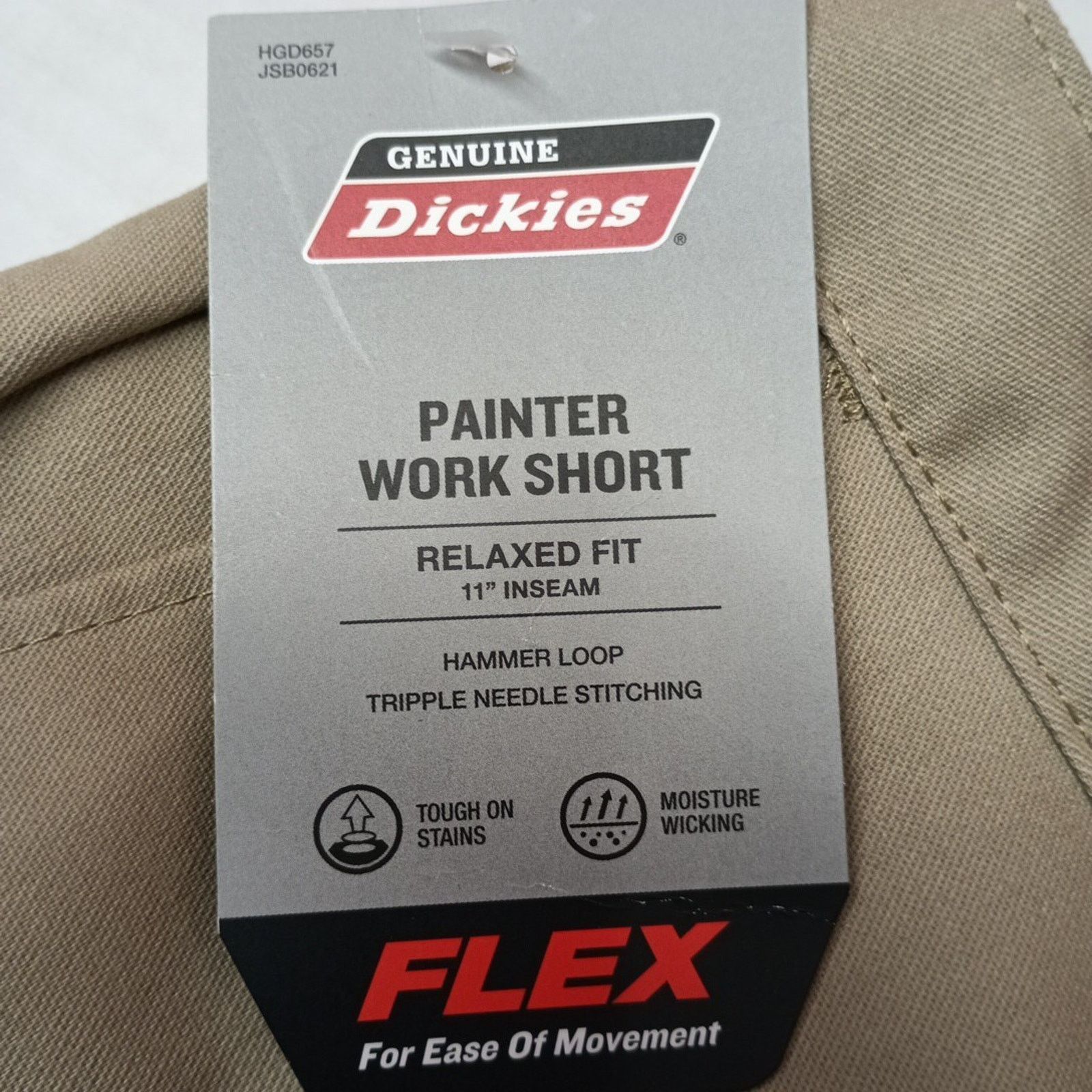 Dickies Dickies Painter Work Shorts Men's Size 40 Khaki 11" Inseam Size US 40 / EU 56 - 2 Thumbnail