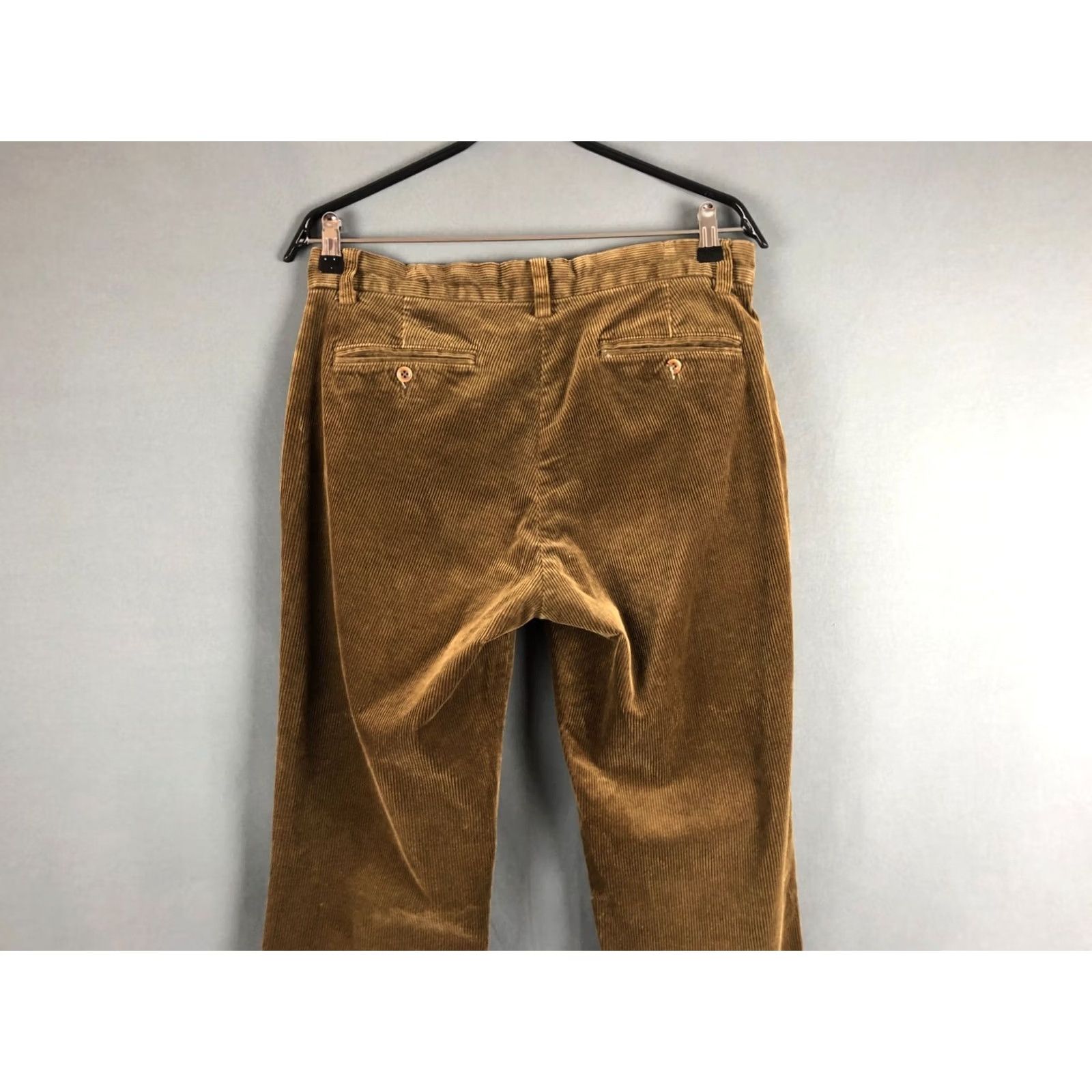 Ralph Lauren Ralph Lauren Pants Cotton Men Size 33/32 Brown Chino Straight Regular Front Flat Front 99% Cotton 1% Elastane Vintage No Casual Everyday Size US 33 - 4 Thumbnail