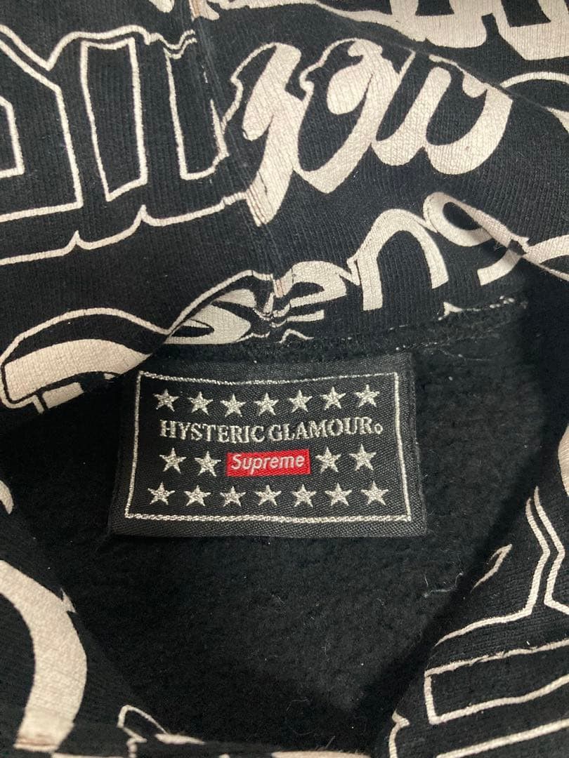 Hysteric Glamour × Supreme Collab Allover Logo Hoodie Size US S / EU 44-46 / 1 - 4 Thumbnail