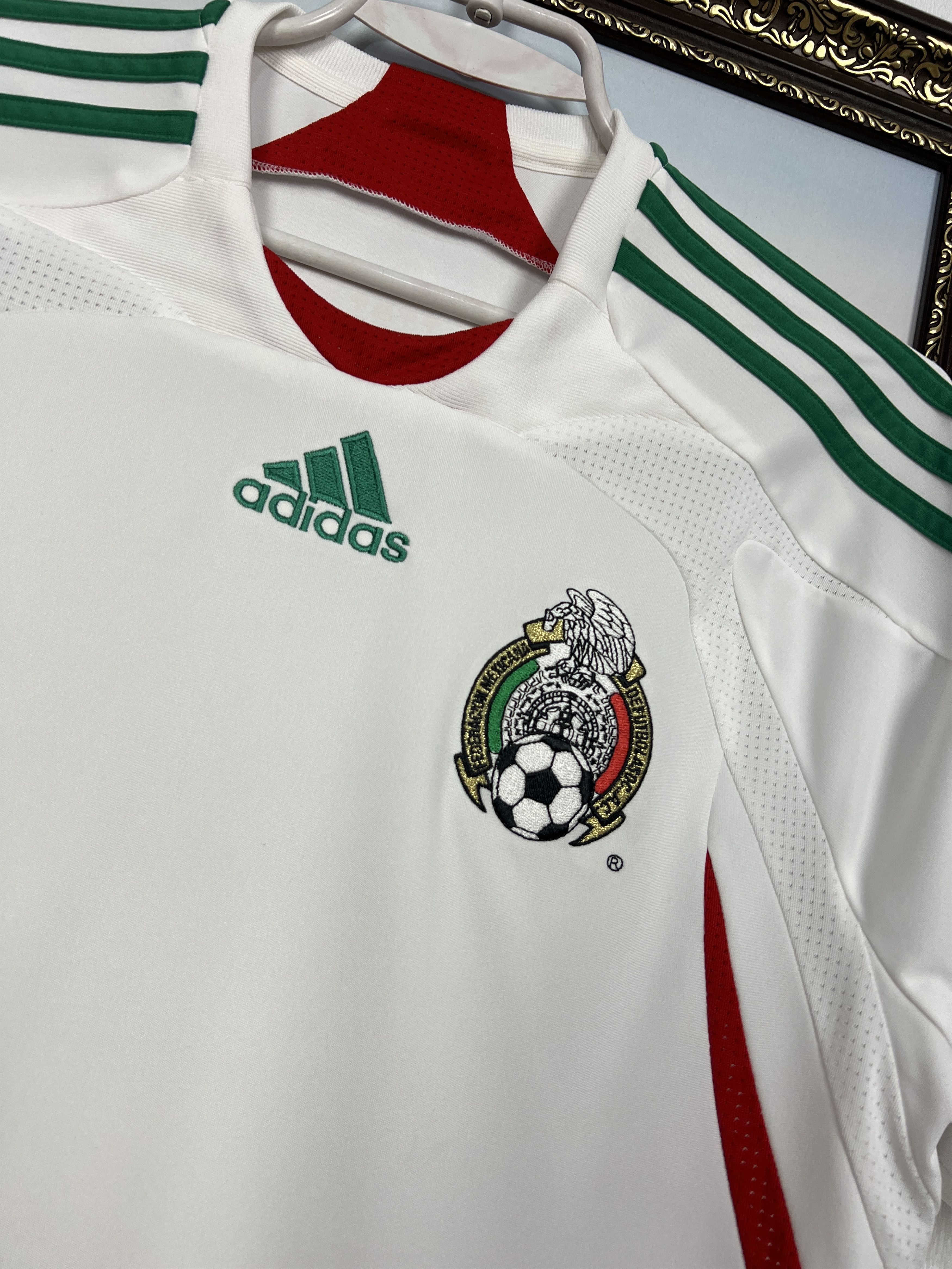 Adidas Mexico Home football shirt 2007 Soccer Adidas Jersey Trikto Size US S / EU 44-46 / 1 - 3 Thumbnail
