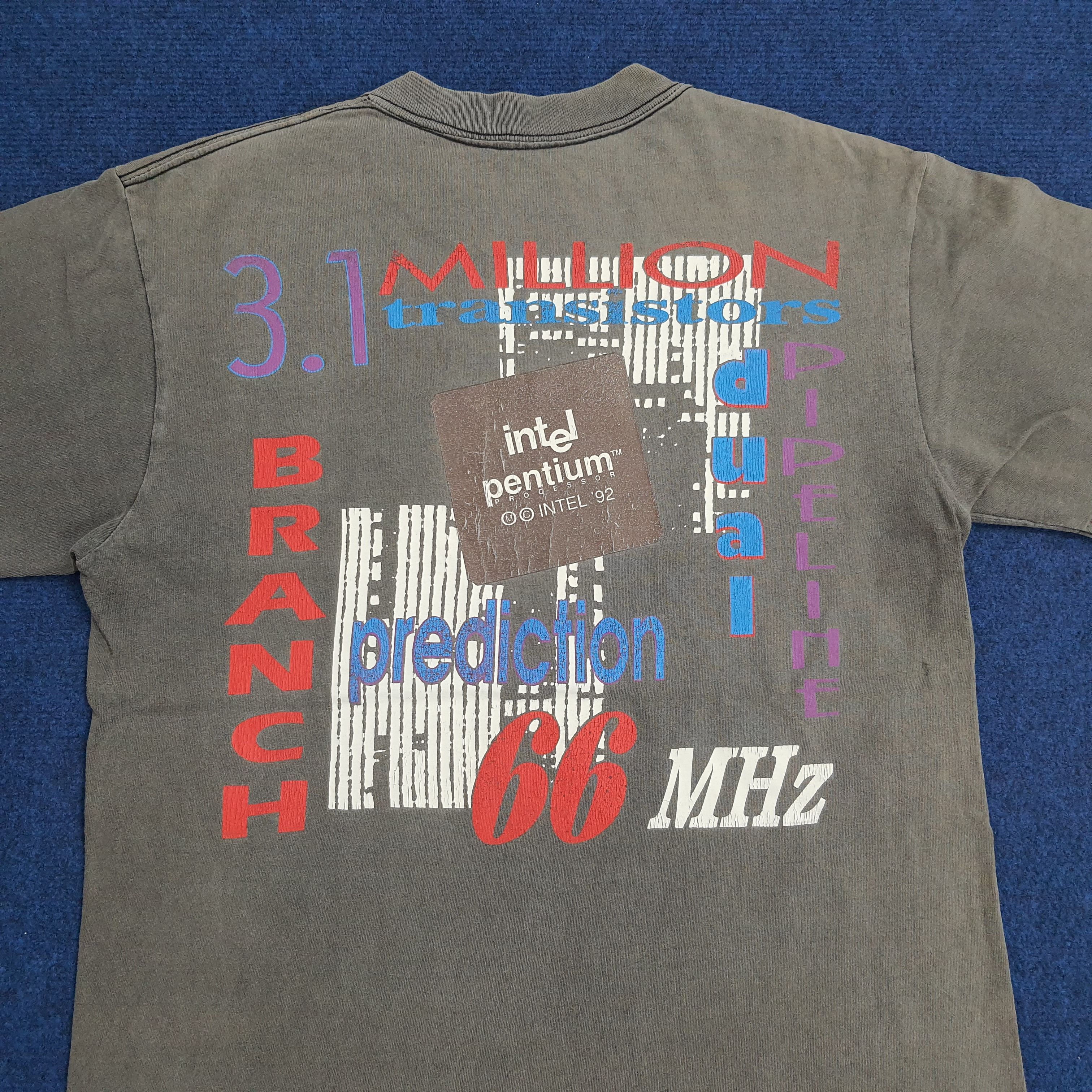 Microsoft Intel Pentium T-shirt Size US M / EU 48-50 / 2 - 2 Thumbnail