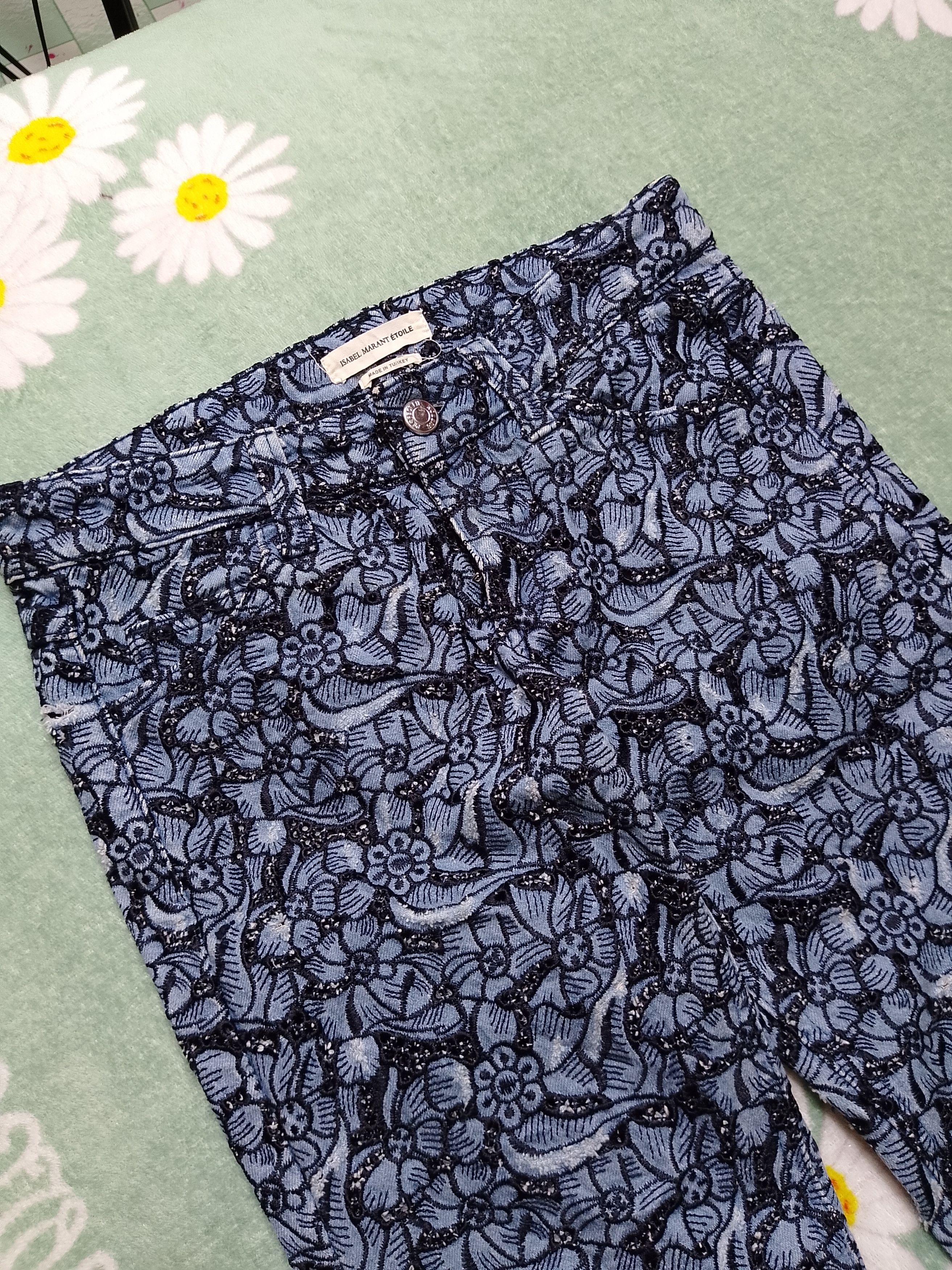 Isabel Marant × Isabel Marant Etoile Isabel Marant Etoile Full Flower Embroidery Size 29" - 4 Thumbnail