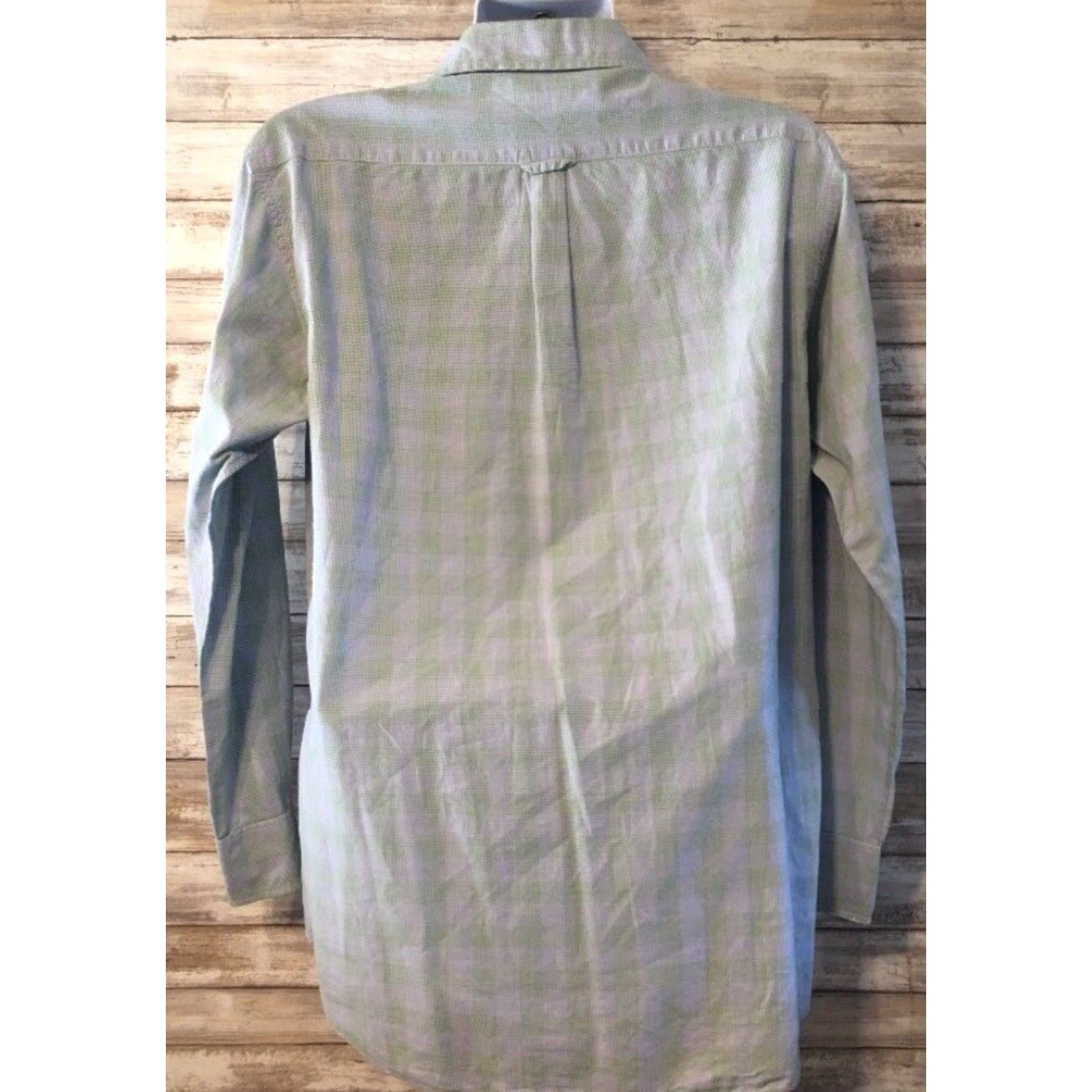 Vintage VINTAGE Stephans Brothers London Made In Ireland LS Plaid Shirt Mens 15 3/4 Blue And Green Long Sleeve Button-Front Mens Size US M / EU 48-50 / 2 - 4 Thumbnail