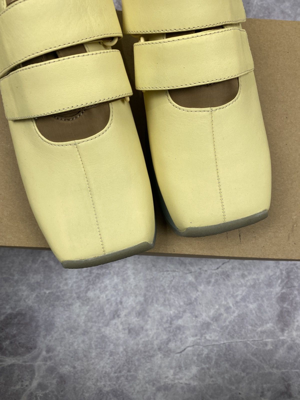 Eckhaus Latta Ugg X Eghaus Latta Square Toe Leather Low Top Sneakers 38 Size US 8 / IT 38 - 3 Thumbnail