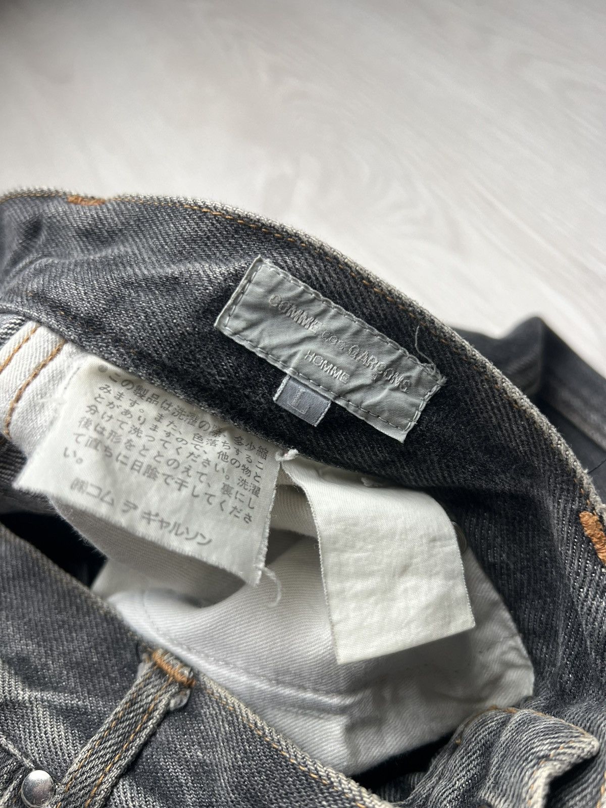 Comme des Garcons Homme Vintage 90s Comme Des Garcons Homme Baggy Jeans Size US 30 / EU 46 - 7 Thumbnail