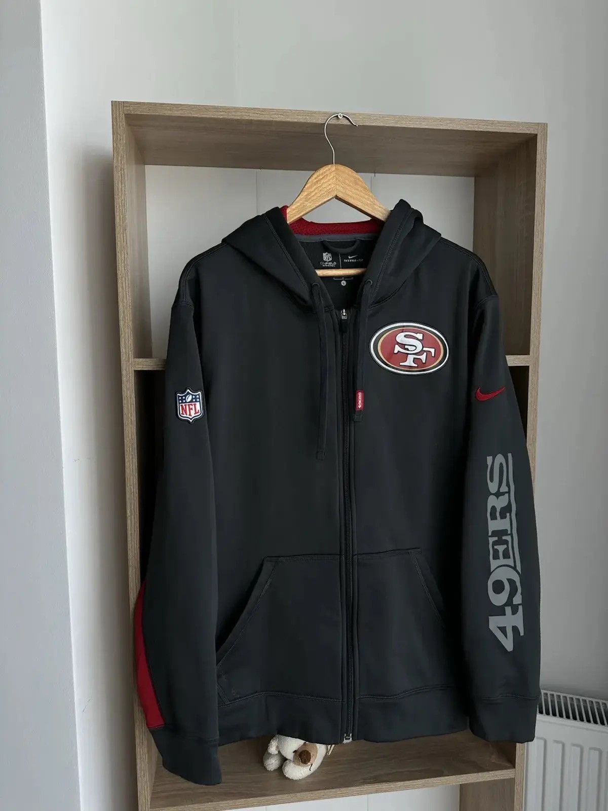 NFL Vintage San Francisco NFL Nike Zip Hoodie Size US L / EU 52-54 / 3 - 5 Thumbnail