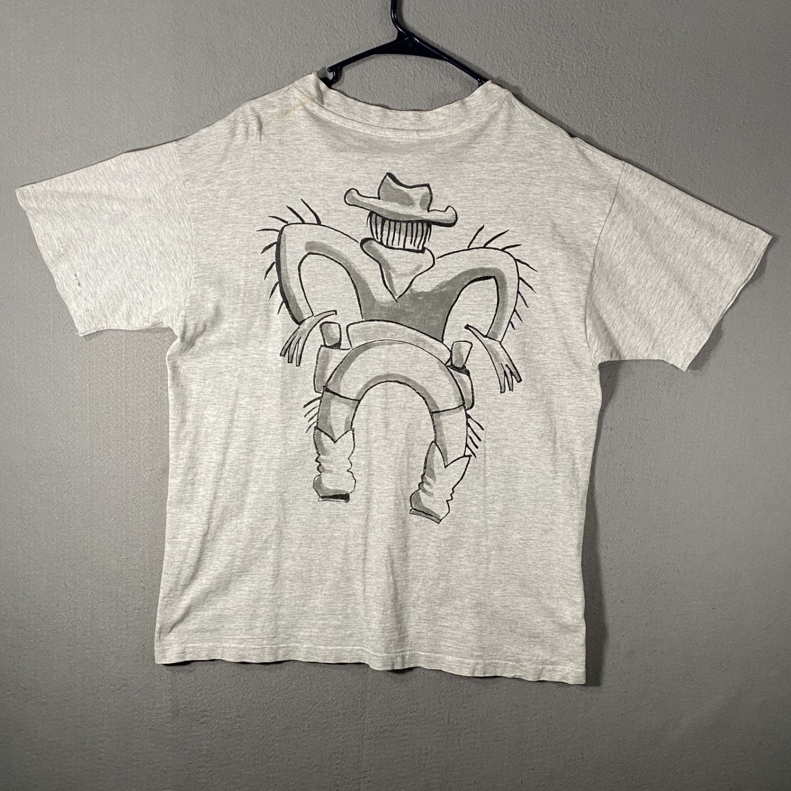 Anvil Vtg Cowboy Rodeo Mustache Operation Ivy Shoot Out Shirt XL Size US XL / EU 56 / 4 - 4 Thumbnail