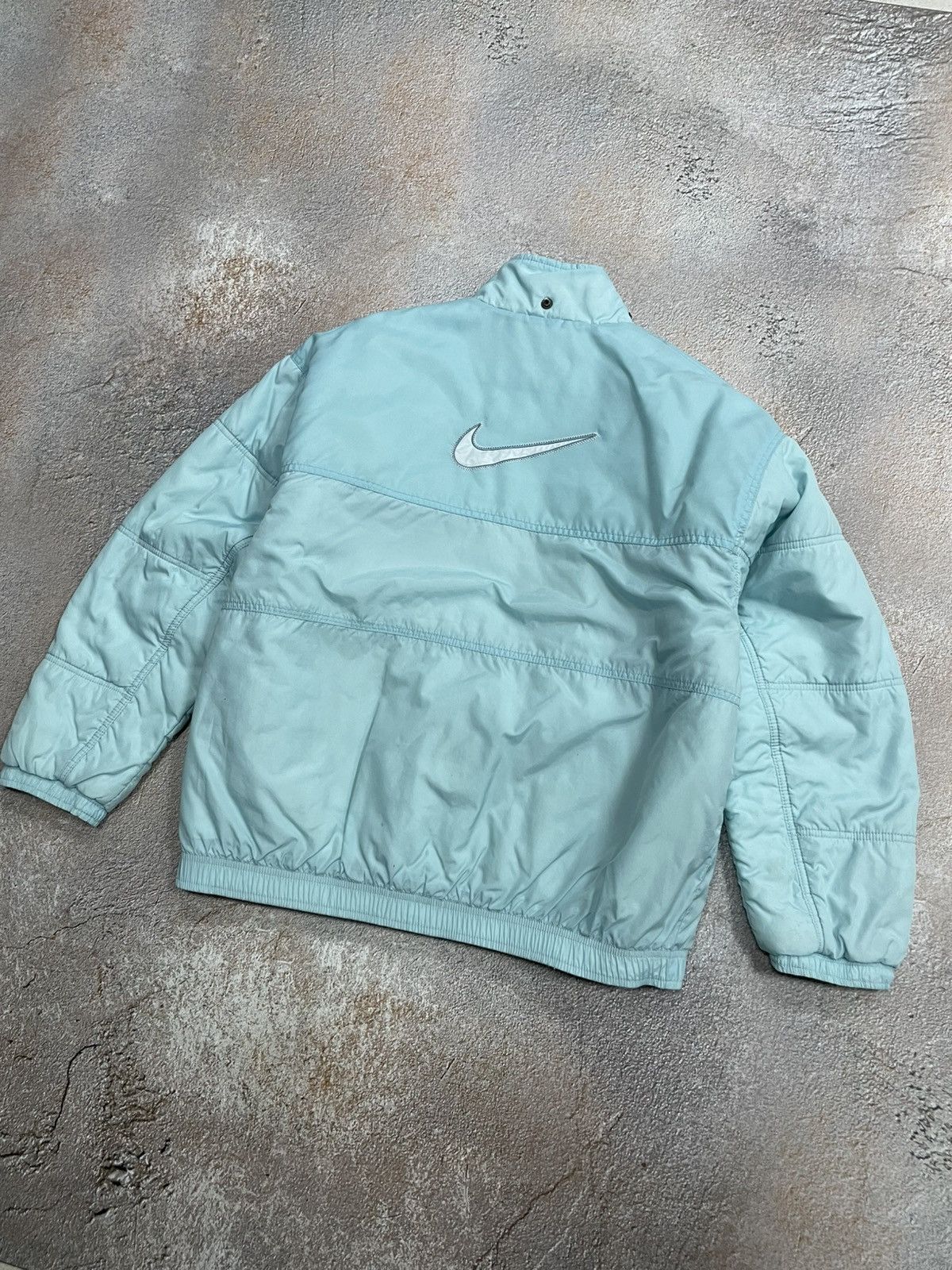 Nike Vintage Nike Big Swoosh Nylon Bomber Jacket Size US S / EU 44-46 / 1 - 2 Thumbnail
