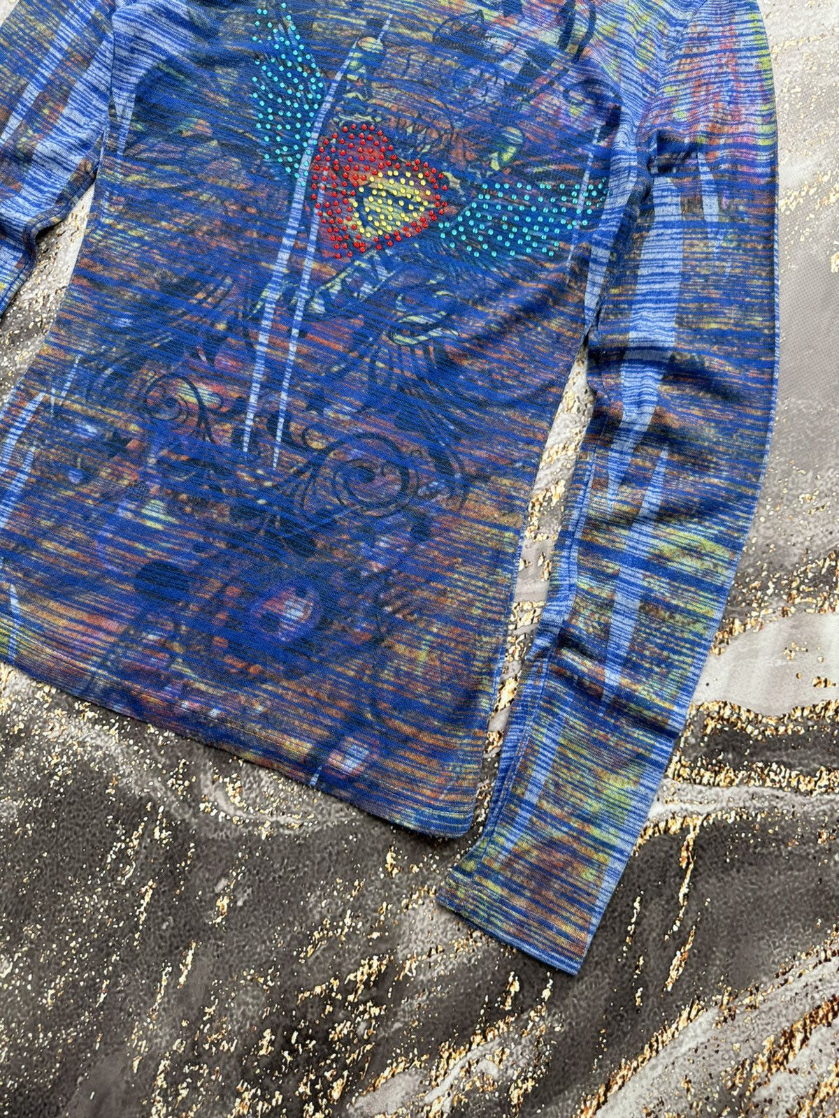 Japanese Brand Vintage Printed Long Sleeve Size S / US 4 / IT 40 - 5 Thumbnail