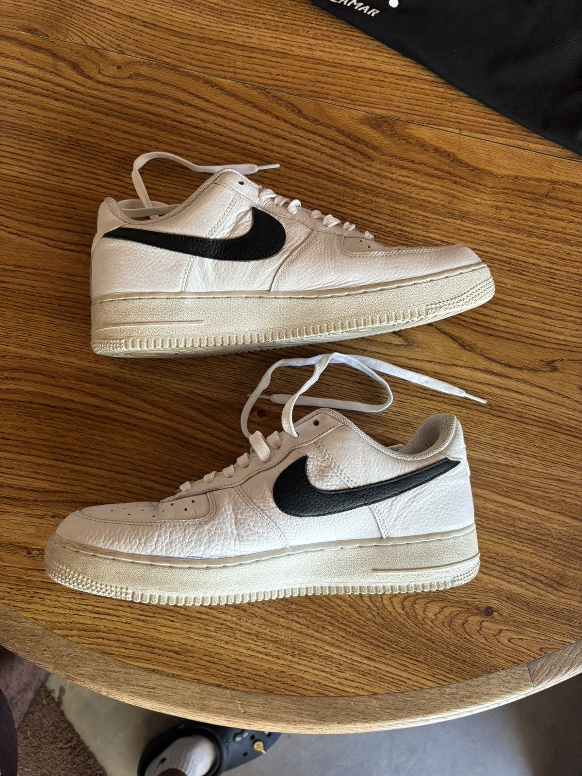 Nike Air Force 1 '07 Premium 'Zip Swoosh - White' Size US 11 / EU 44 - 2 Thumbnail