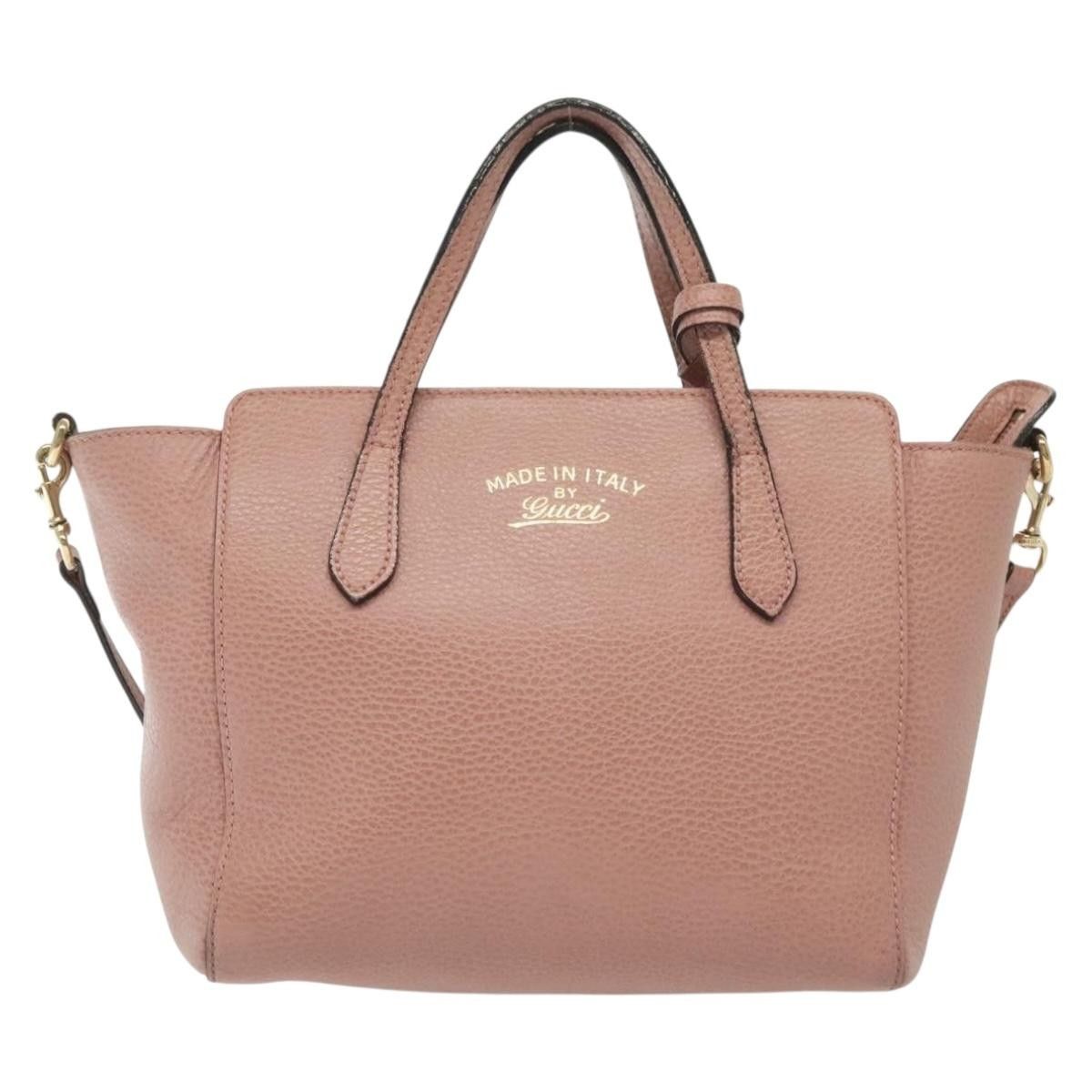 Gucci Gucci Swing Tote Leather Size ONE SIZE - 1 Thumbnail