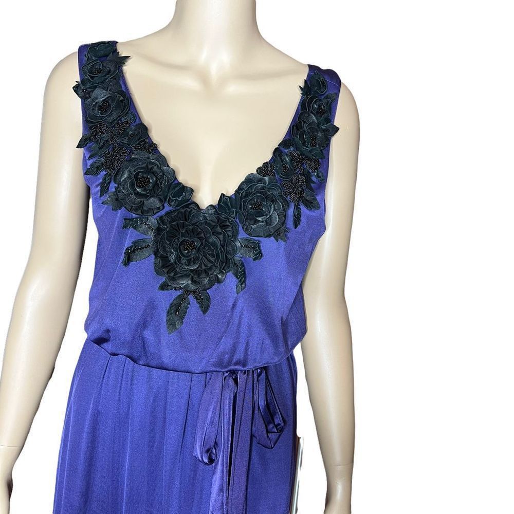 Ne-Net NWT 2B.Rych sleeveless purple dress flowers Size S / US 4 / IT 40 - 2 Thumbnail